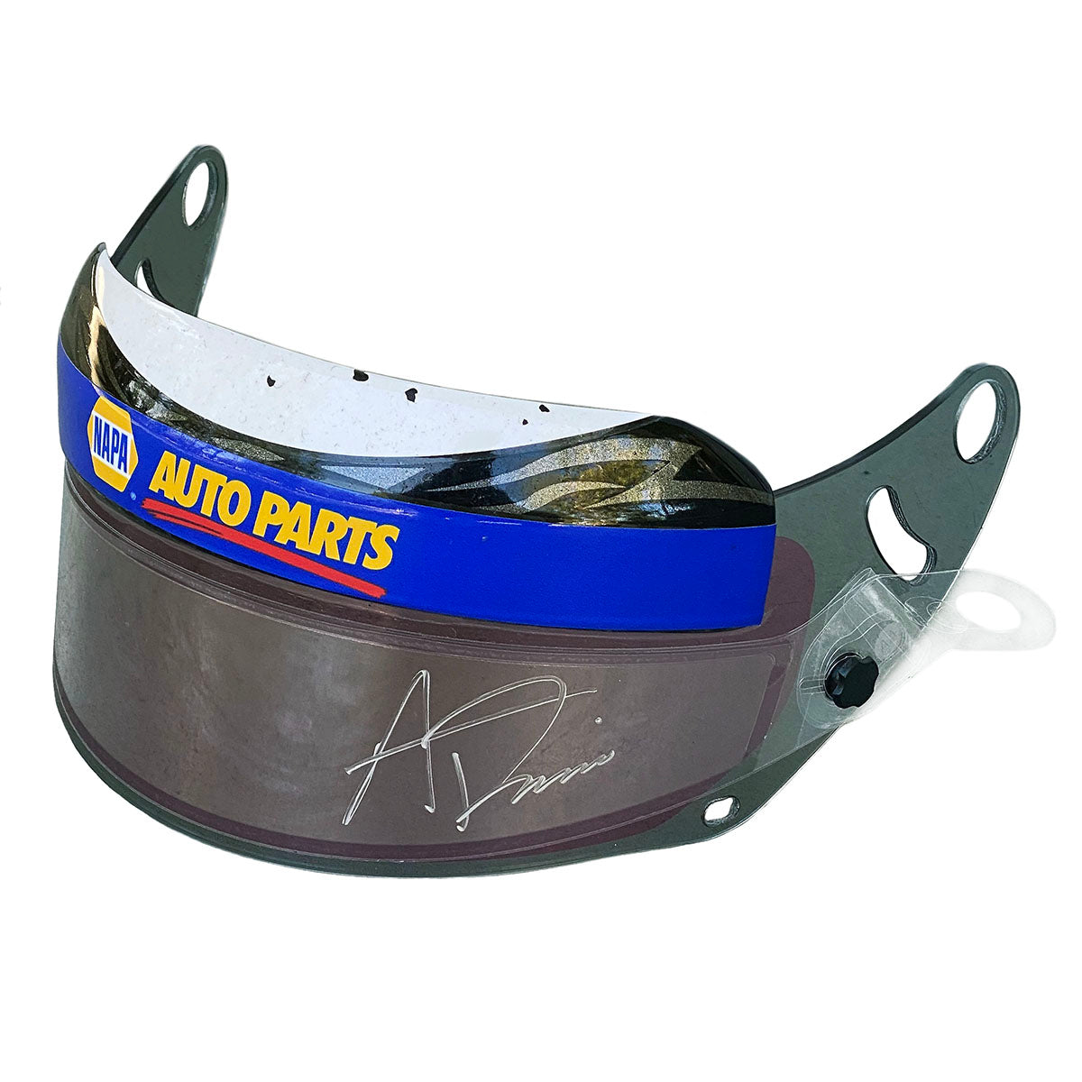 2019 Alexander Rossi Signed Race Used Andretti Autosport NAPA Helmet Visor