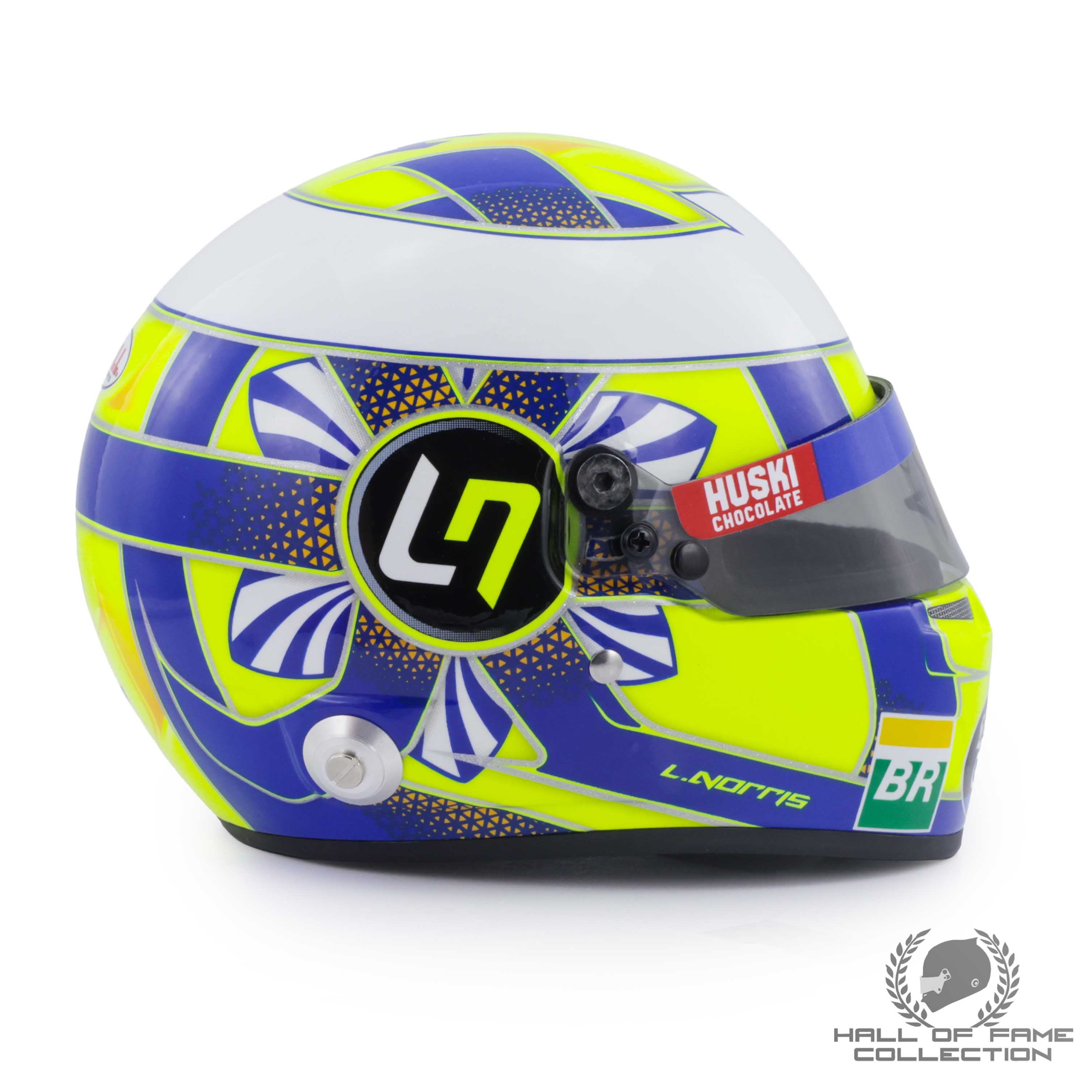 2019 Lando Norris Signed Rookie Season McLaren 1:2 Scale F1 Helmet