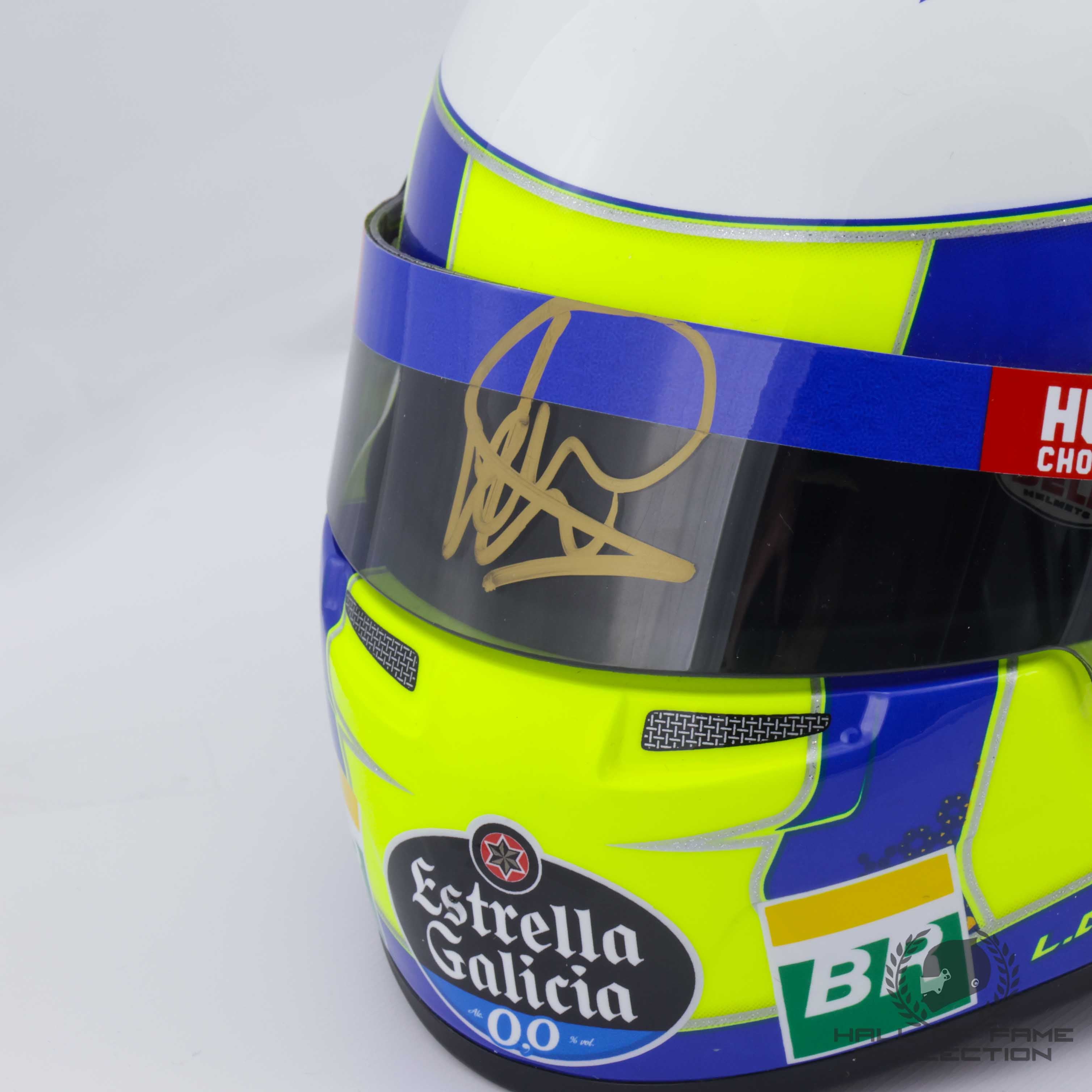 2019 Lando Norris Signed Rookie Season McLaren 1:2 Scale F1 Helmet