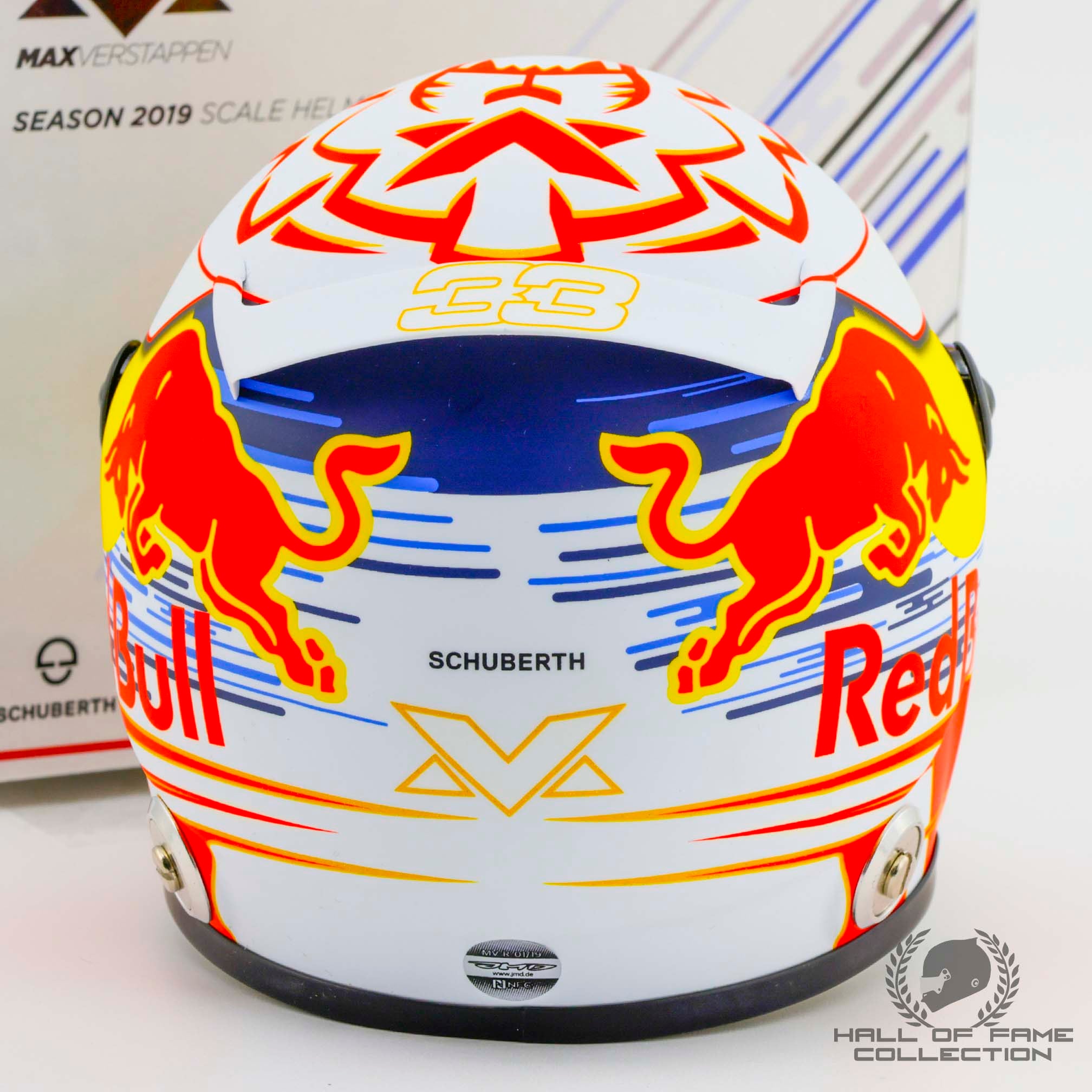 2019 Max Verstappen Signed Red Bull Racing 1:2 Scale F1 Helmet