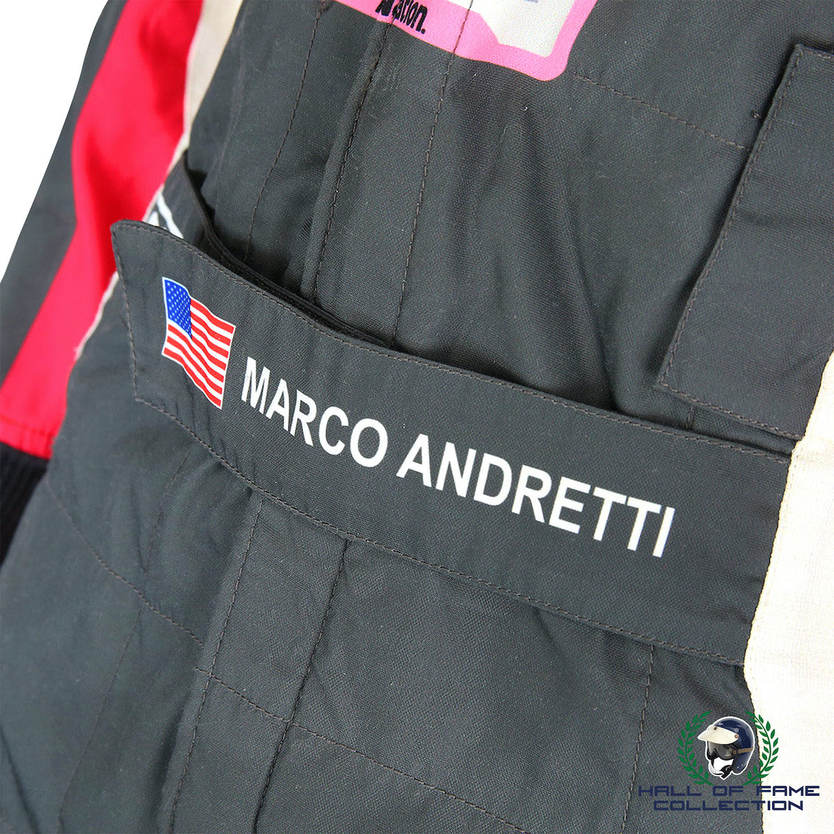 2019 Marco Andretti Signed Detroit GP Used Auto Nation Andretti Autosport IndyCar Suit