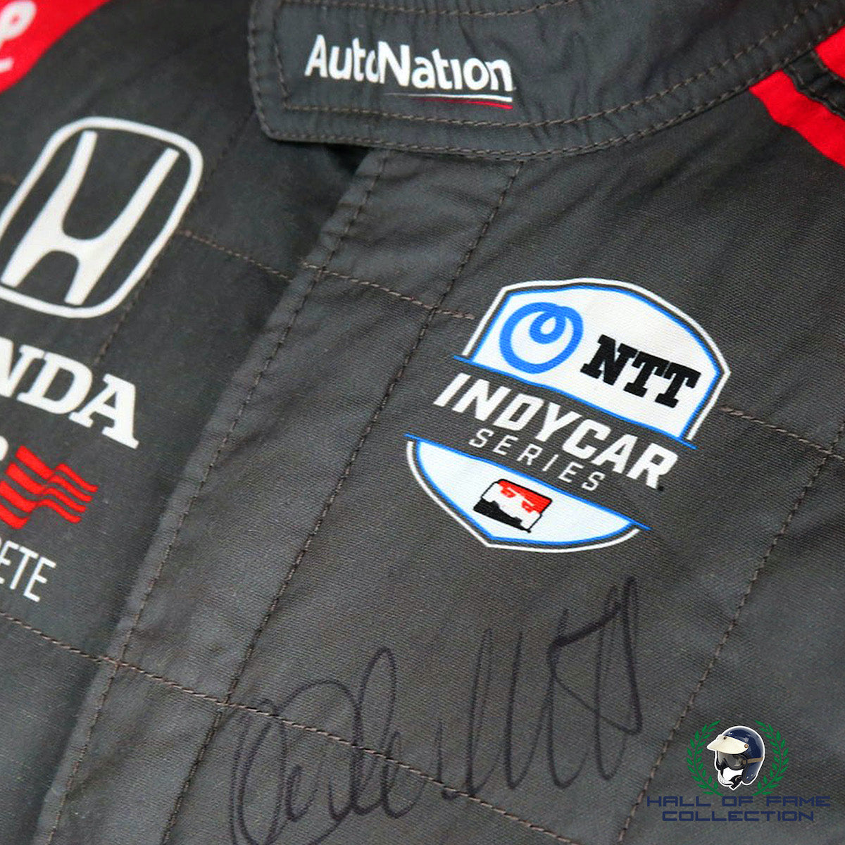 2019 Marco Andretti Signed Detroit GP Used Auto Nation Andretti Autosport IndyCar Suit