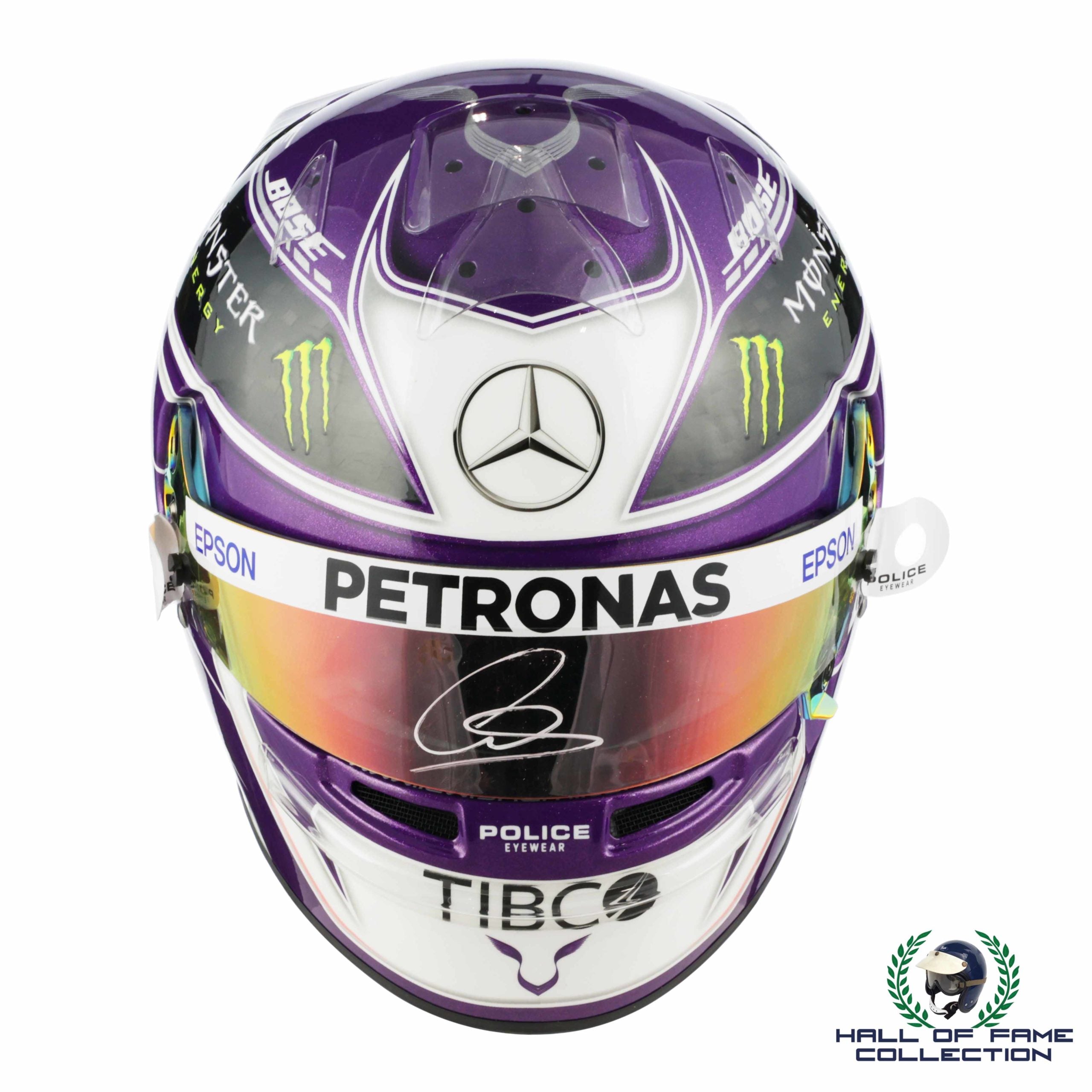 2020 Lewis Hamilton Signed Pre-Season Test Mercedes AMG Petronas Official Replica Bell HP77 F1 Helmet