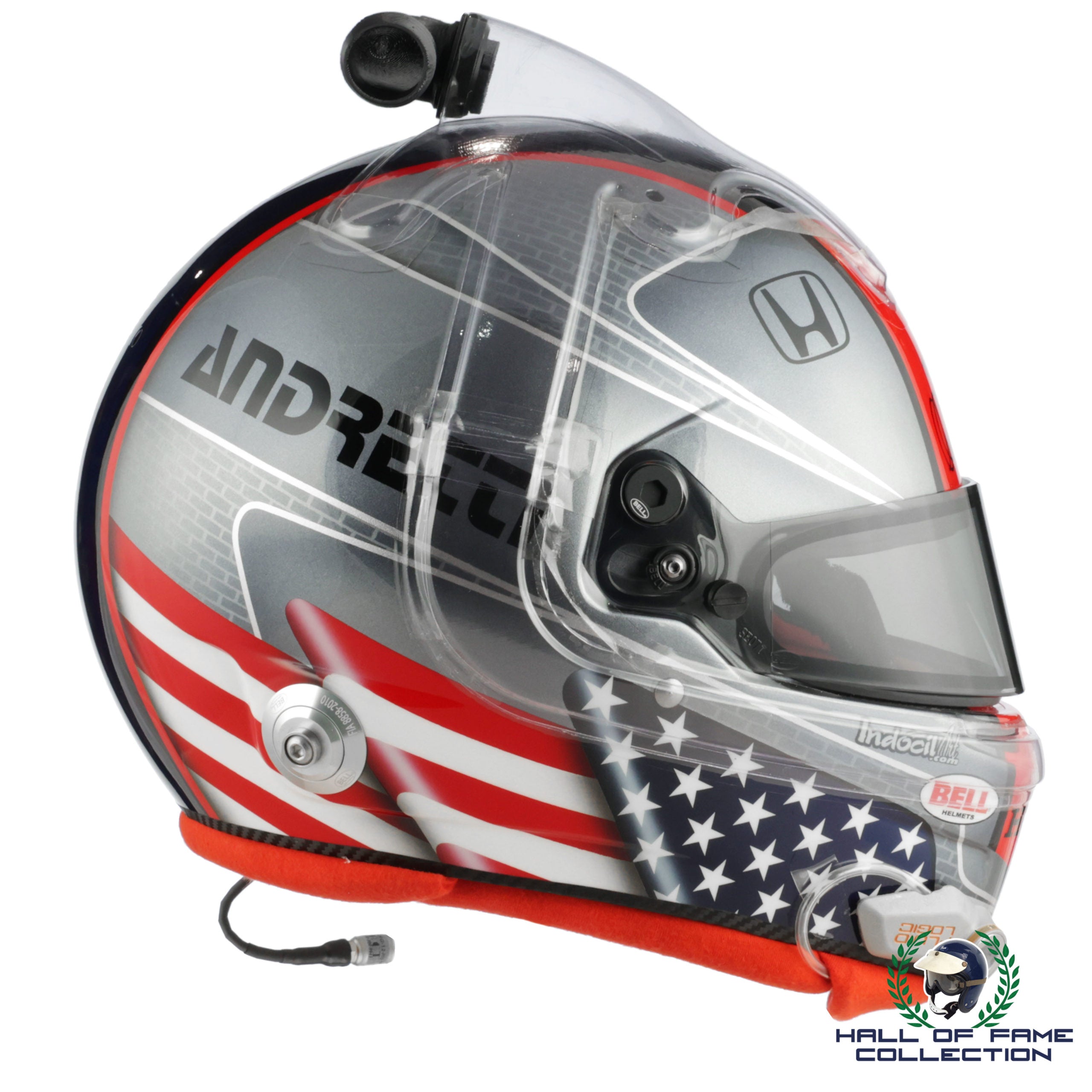 2020 Marco Andretti Signed Indy 500 Used Andretti Autosport IndyCar Helmet