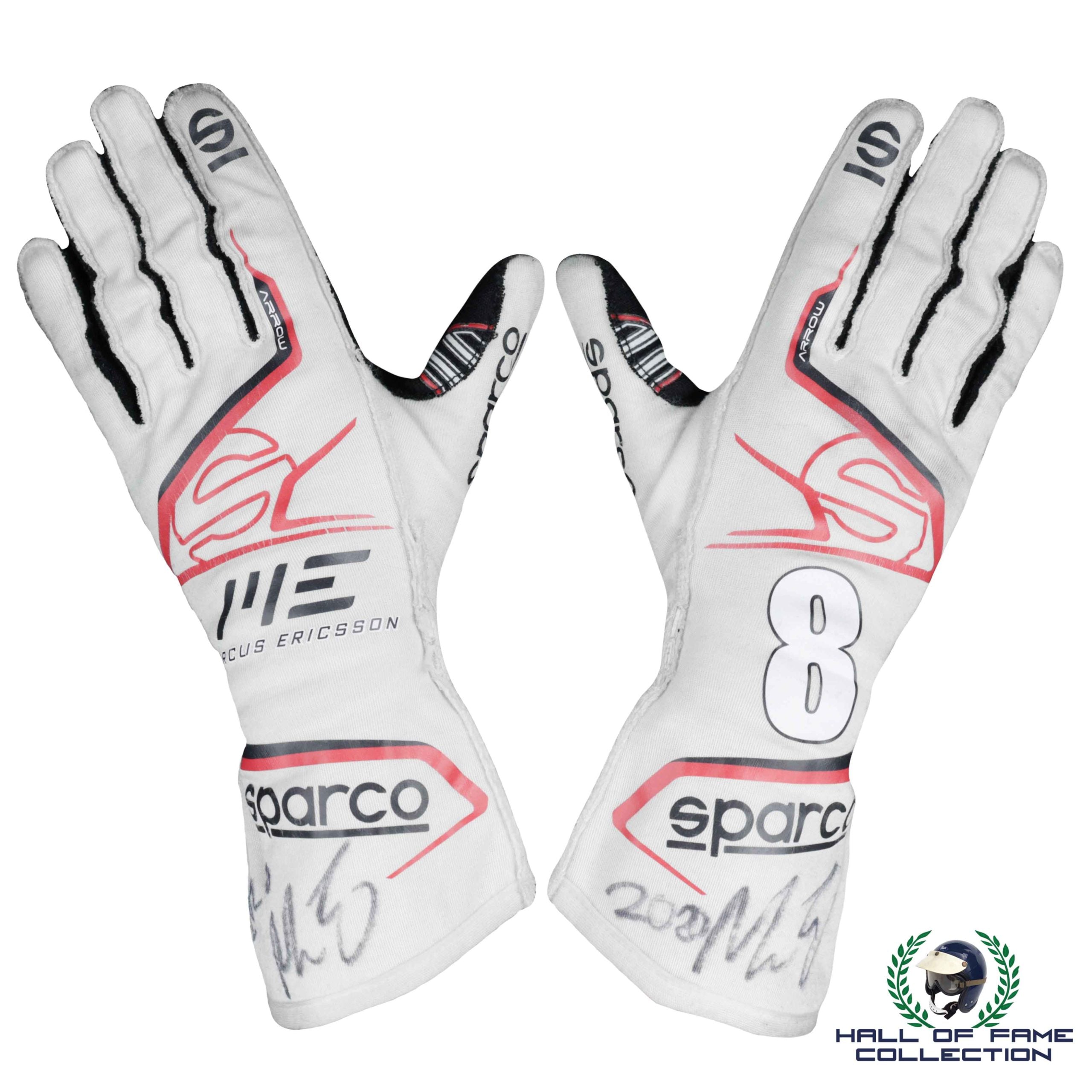 2020 Marcus Ericsson Signed Race Used Chip Ganassi Racing IndyCar Gloves
