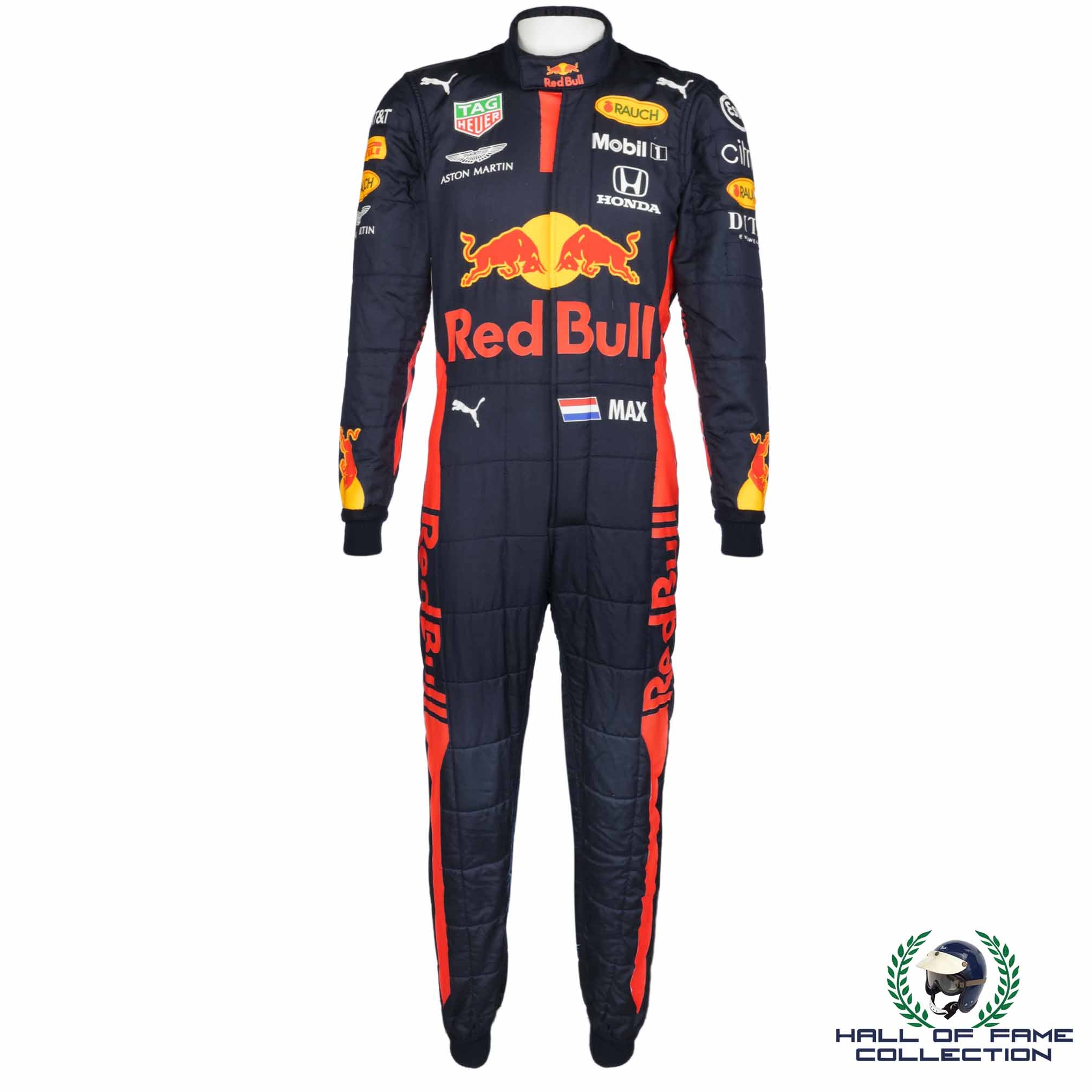 2020 Max Verstappen Tuscan GP Used Red Bull Racing F1 Suit