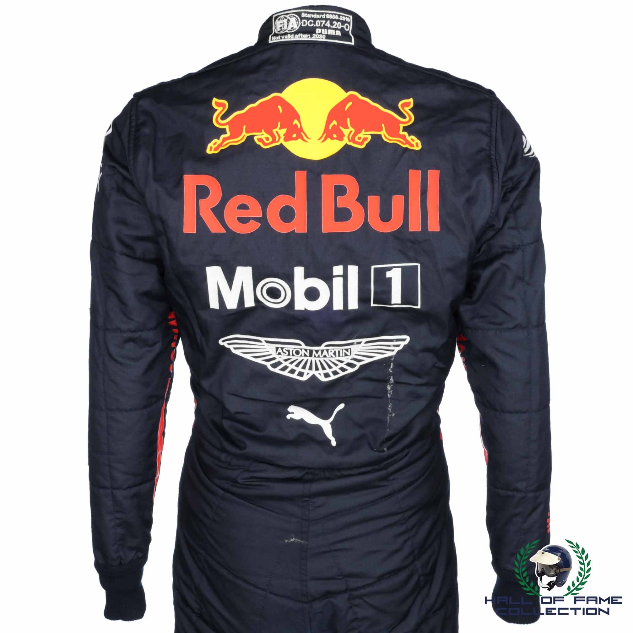 2020 Max Verstappen Tuscan GP Used Red Bull Racing F1 Suit