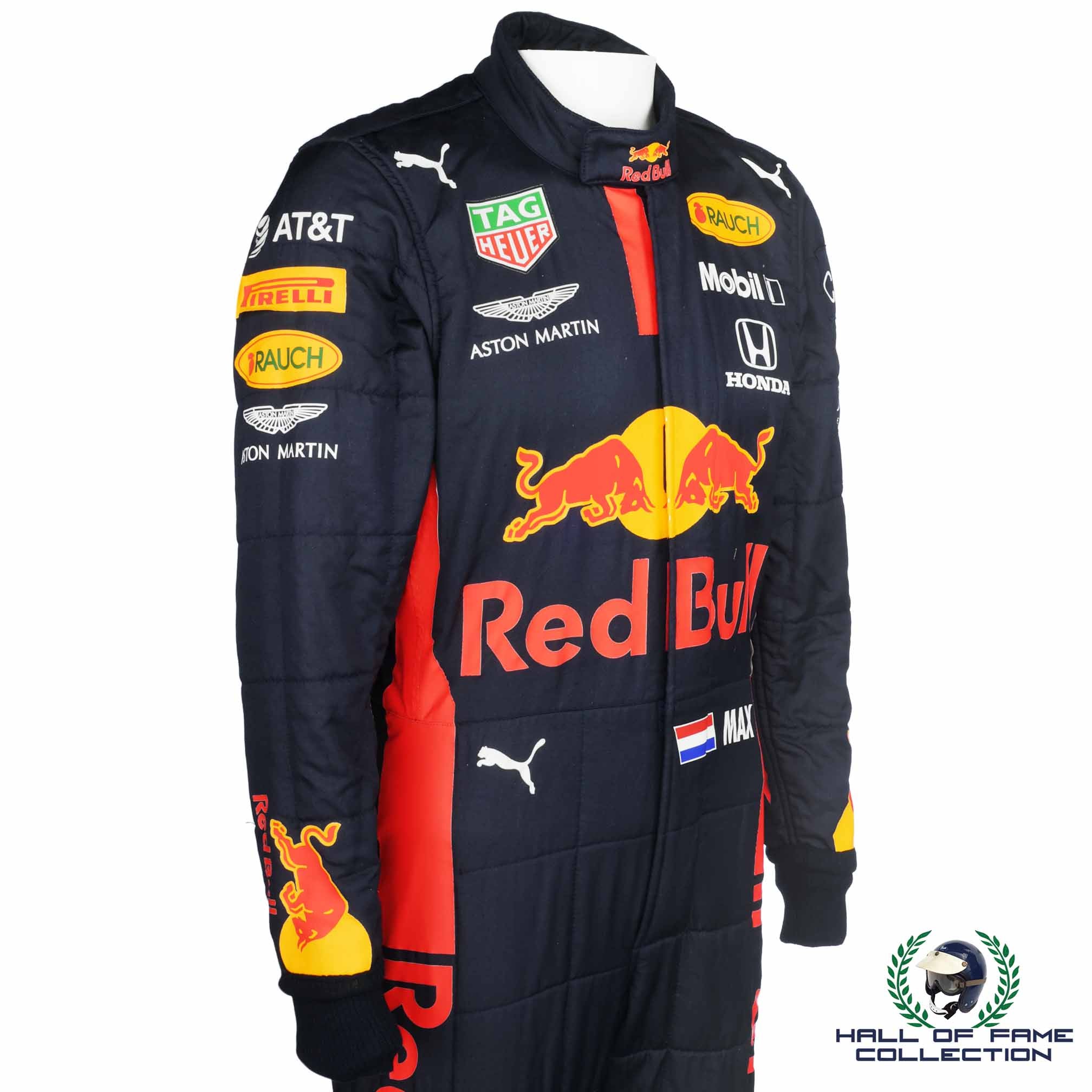 2020 Max Verstappen Tuscan GP Used Red Bull Racing F1 Suit