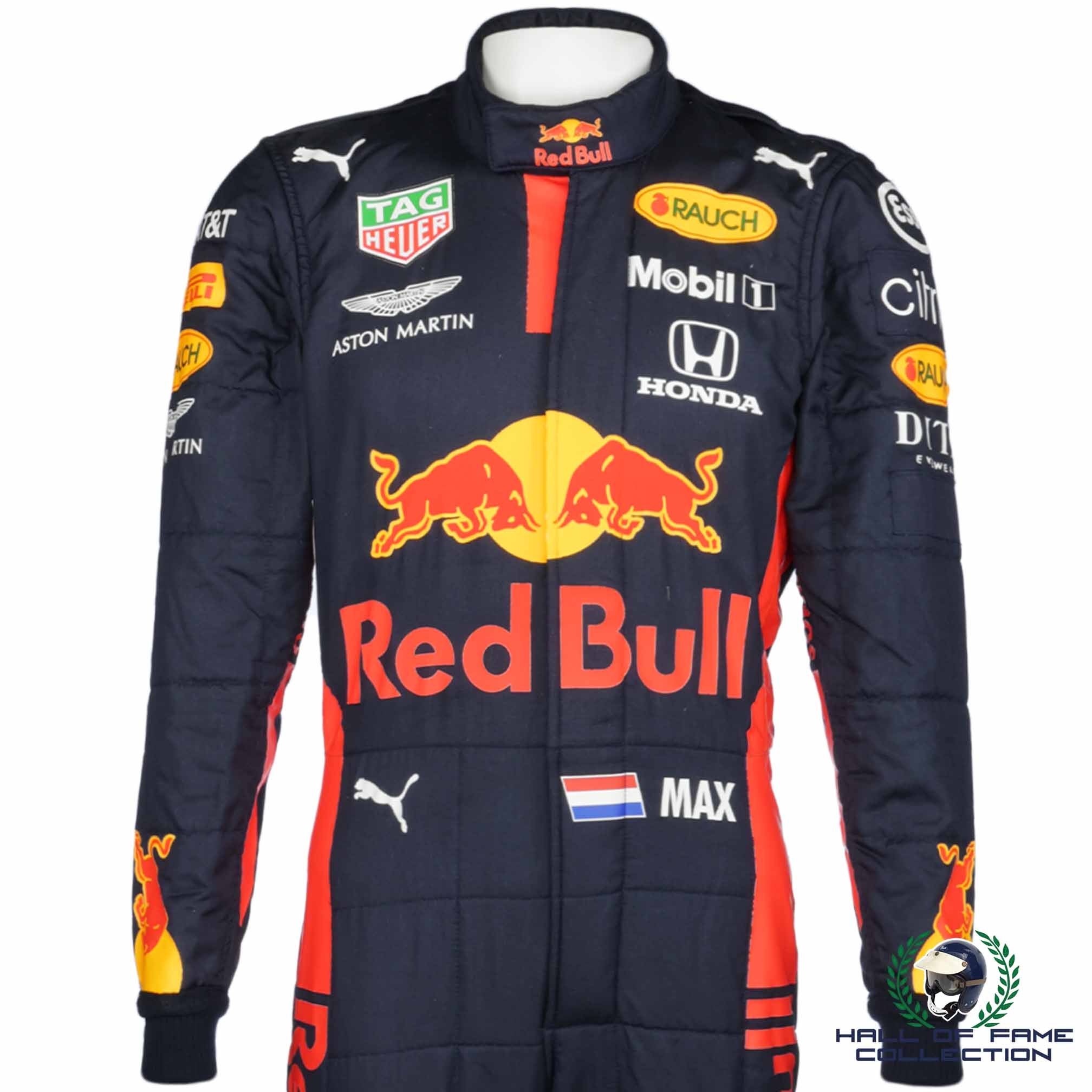 2020 Max Verstappen Tuscan GP Used Red Bull Racing F1 Suit