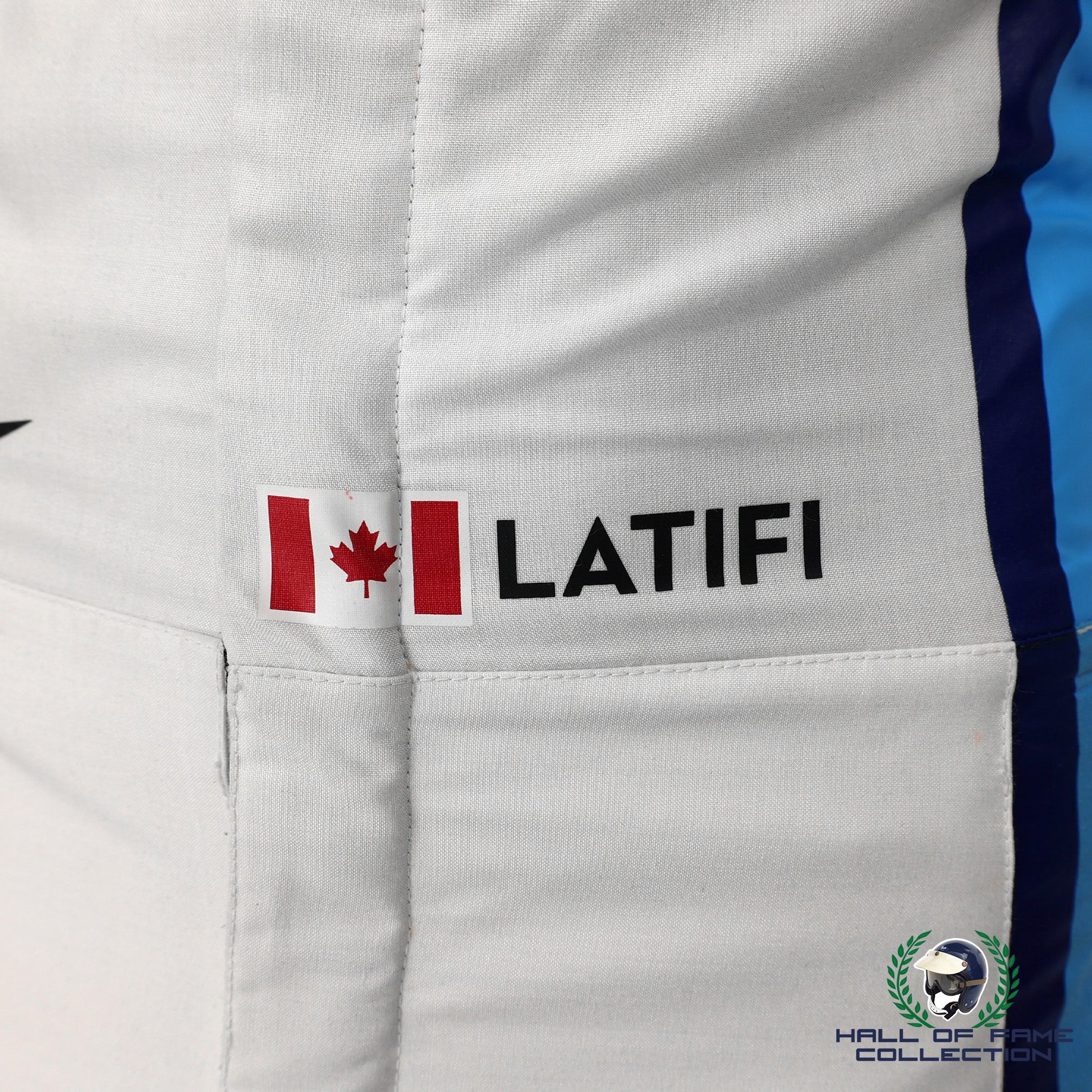 2020 Nicholas Latifi Signed Race Used Williams F1 Suit