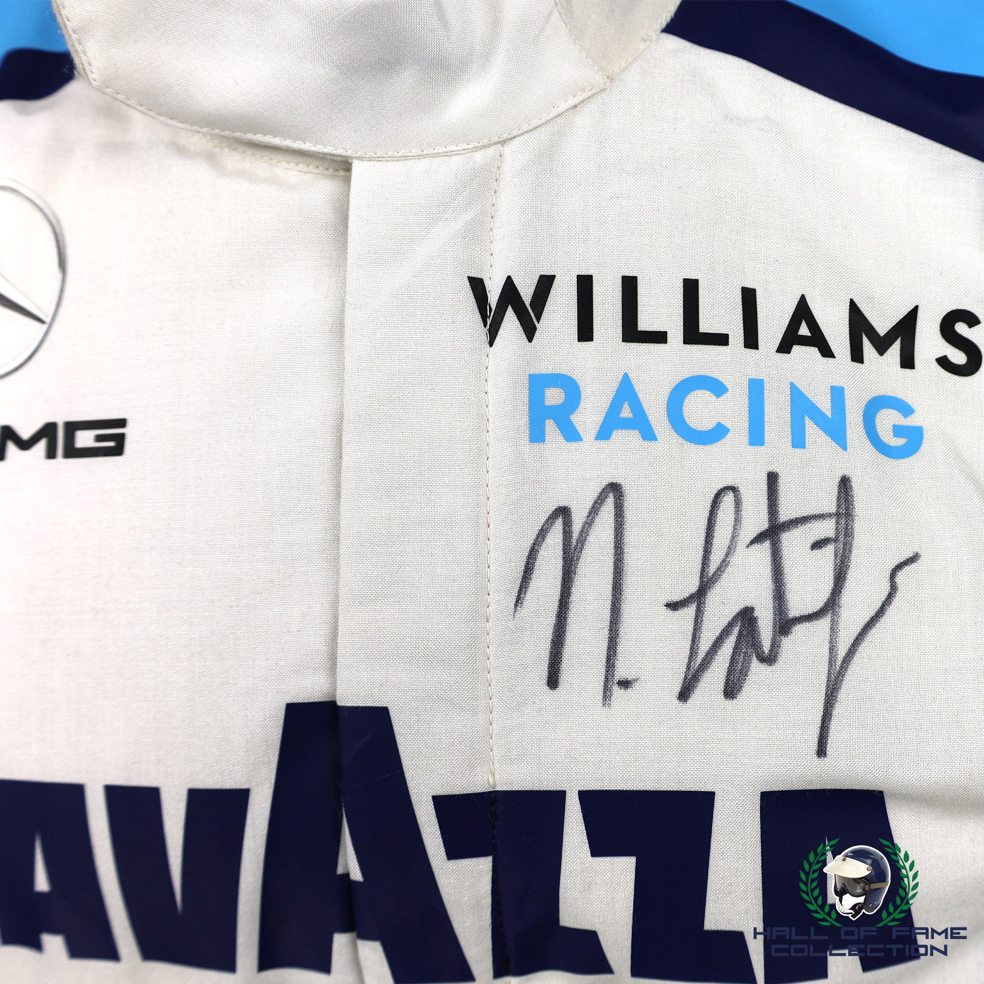 2020 Nicholas Latifi Signed Race Used Williams F1 Suit