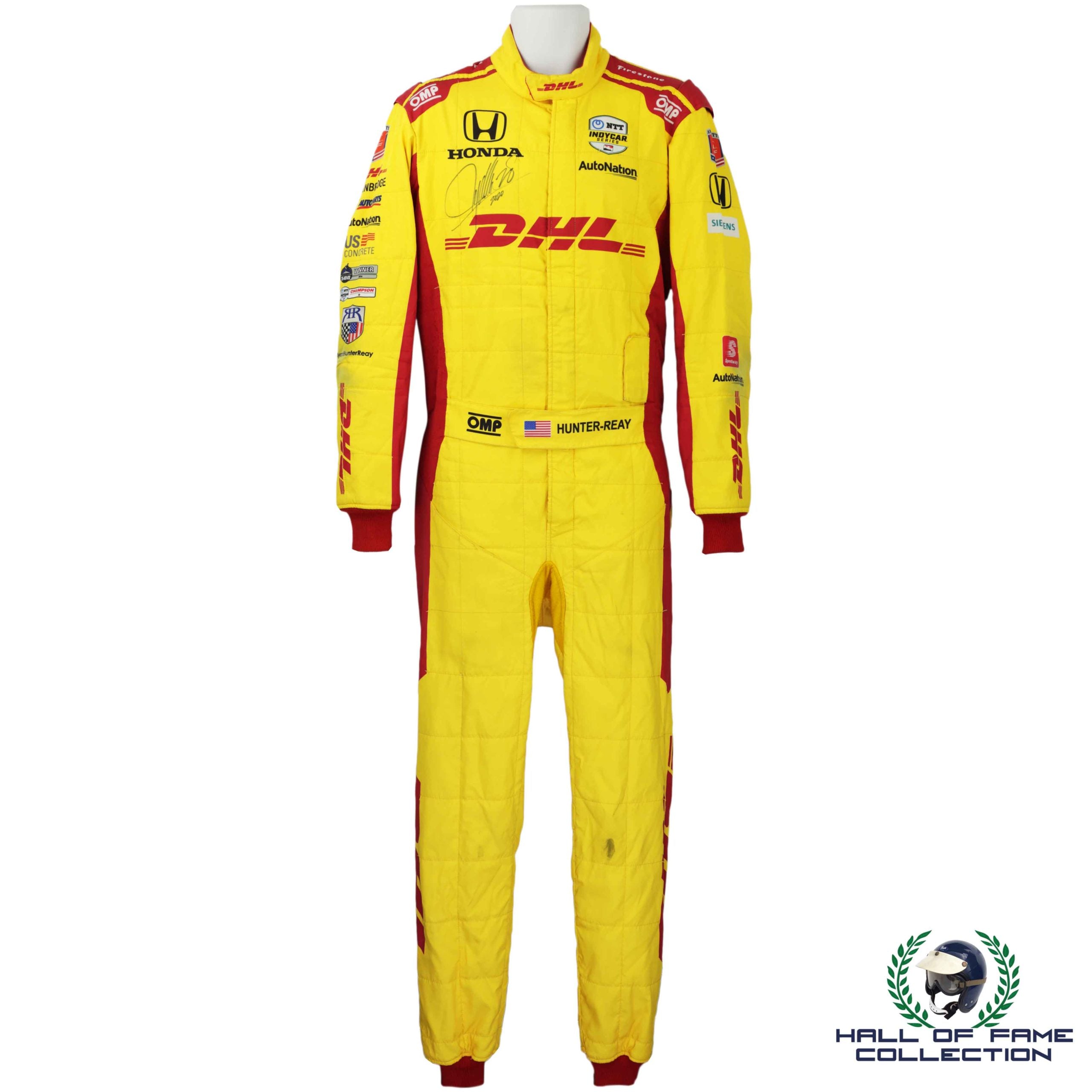 2020 Ryan Hunter Reay Signed Race Used Andretti Autosport IndyCar Suit