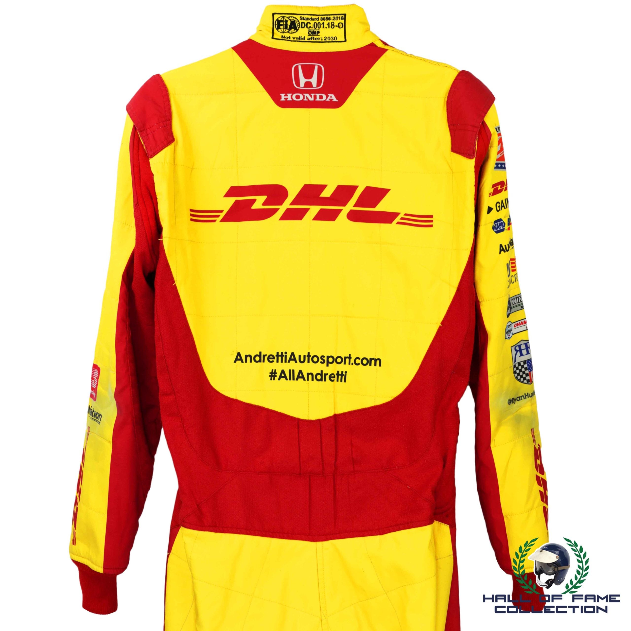 2020 Ryan Hunter Reay Signed Race Used Andretti Autosport IndyCar Suit