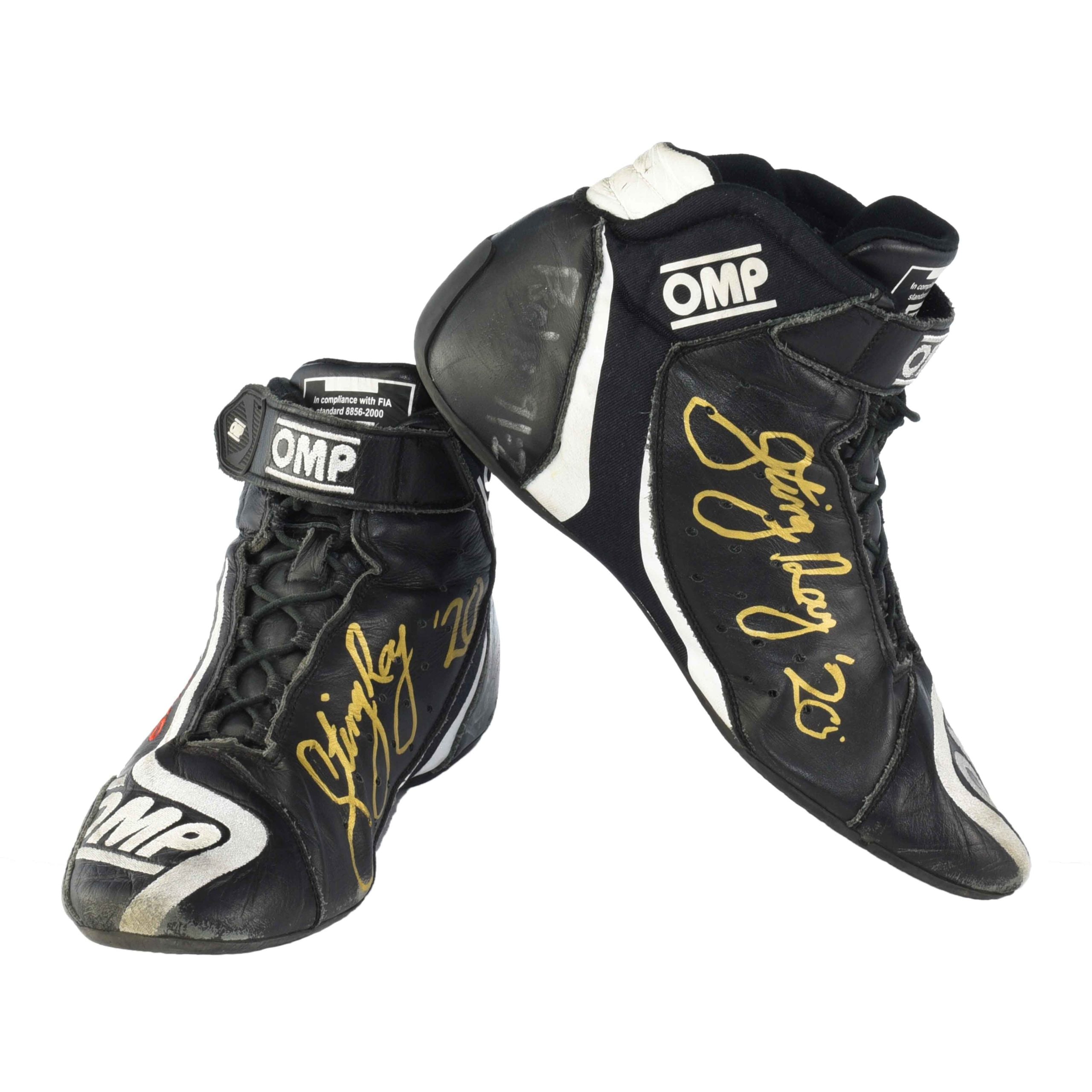 2020 Sting Ray Robb Signed Championship Used Indy Pro 2000 Boots