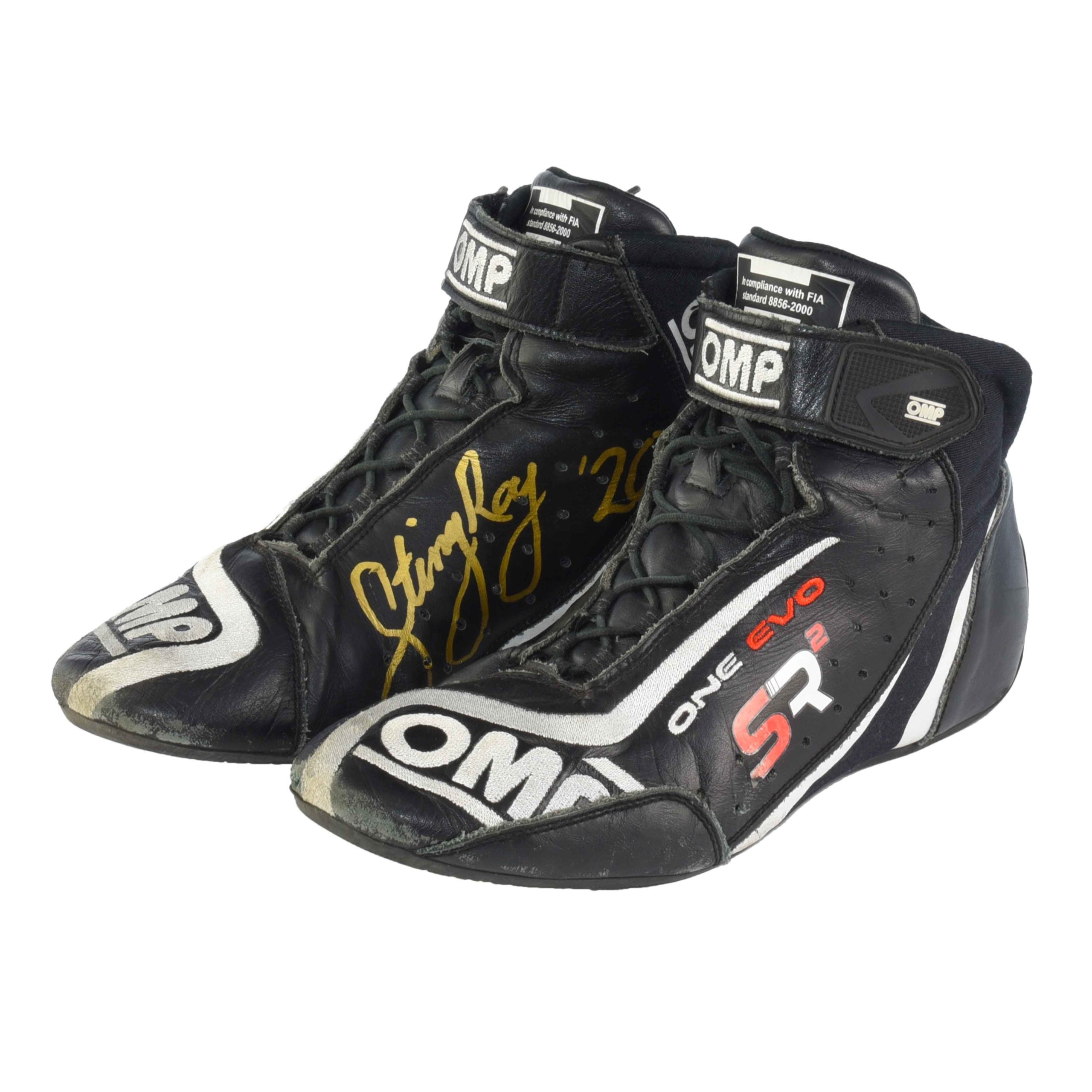 2020 Sting Ray Robb Signed Championship Used Indy Pro 2000 Boots