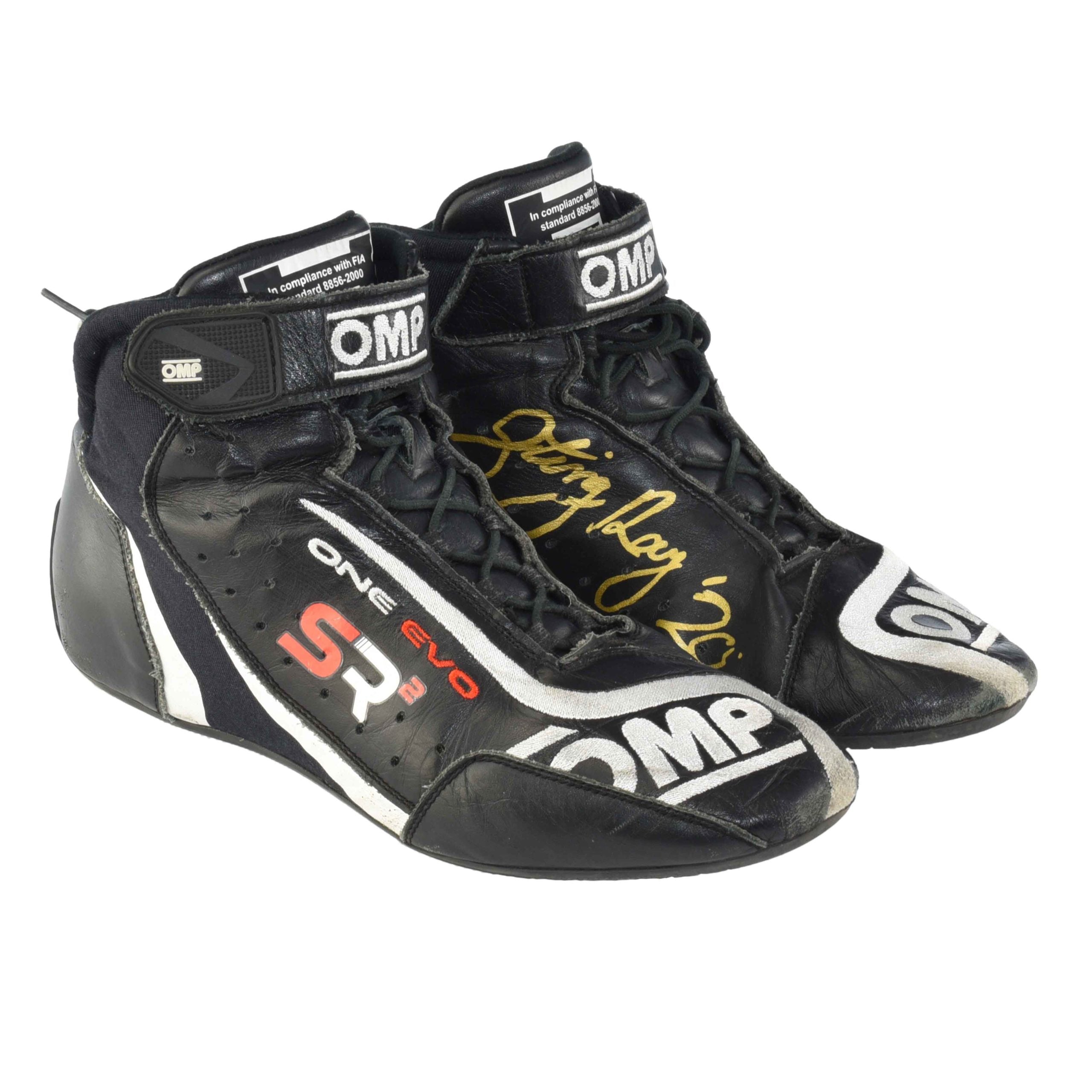 2020 Sting Ray Robb Signed Championship Used Indy Pro 2000 Boots