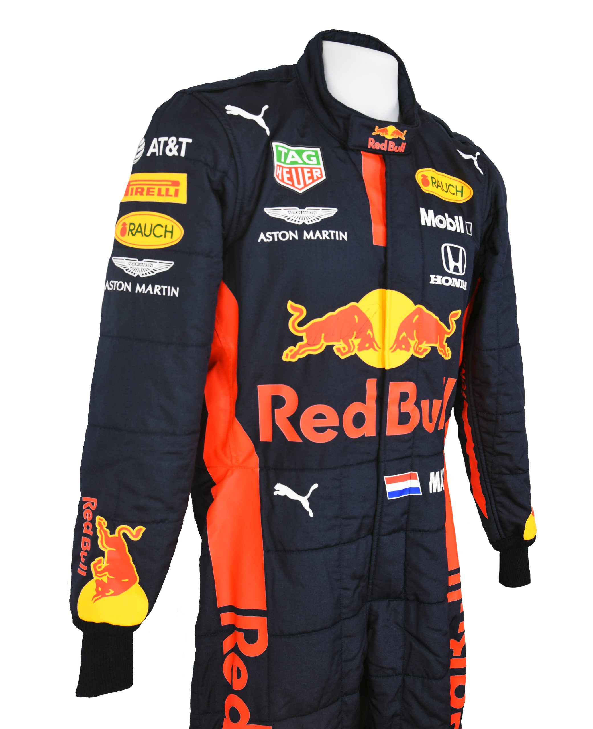 2020 Max Verstappen Race Used Red Bull Racing Formula 1 Suit