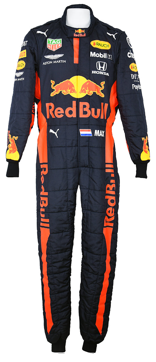 2020 Max Verstappen Race Used Red Bull Racing Formula 1 Suit