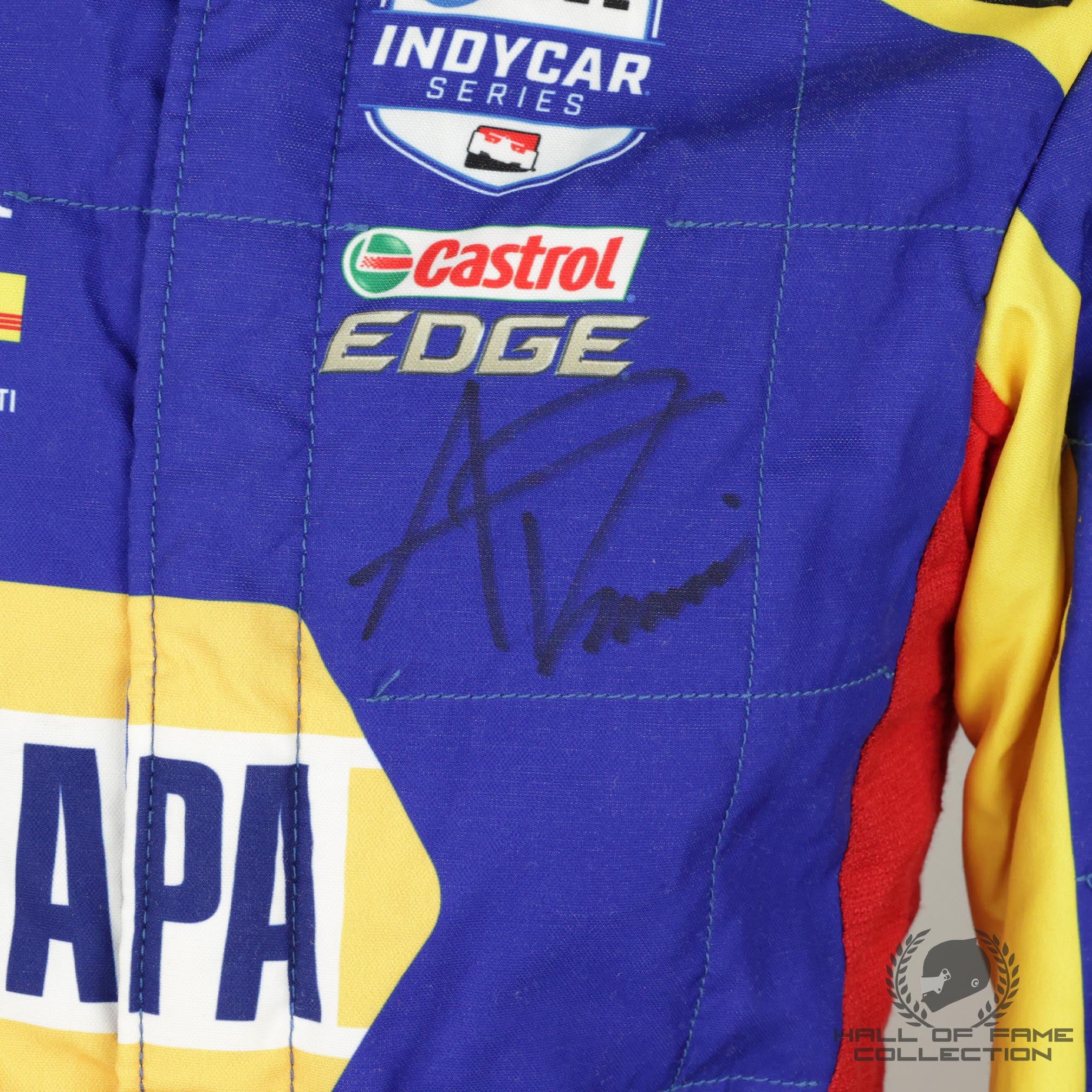 2020 Alexander Rossi Signed Race Used Napa Andretti Autosport IndyCar Suit