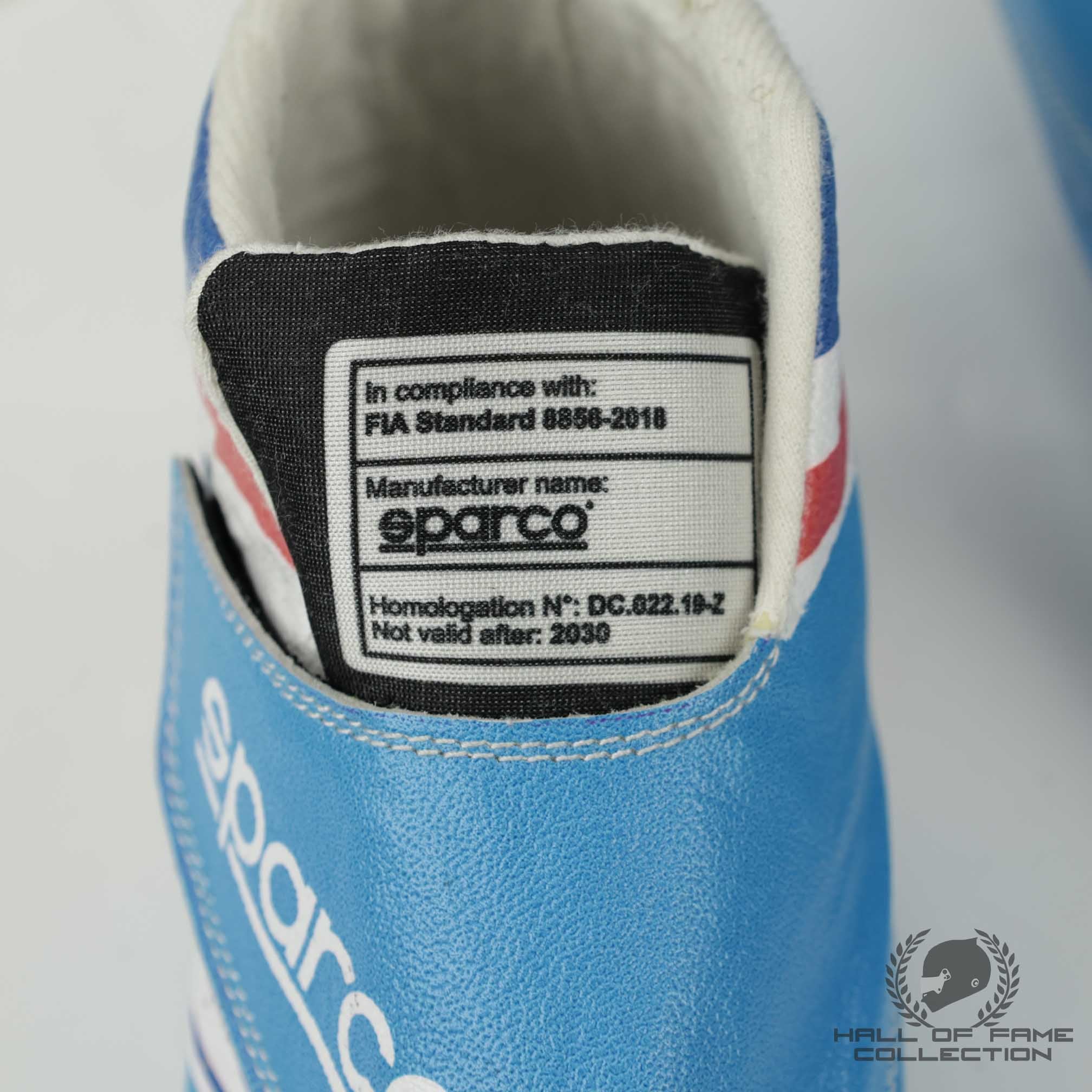 2020 Max Chilton Signed Race Used Carlin Motorsport IndyCar Boots