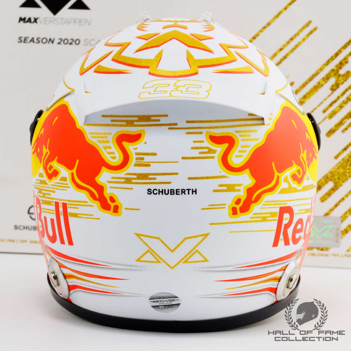 2020 Max Verstappen Signed Red Bull Racing 1:2 Scale F1 Helmet