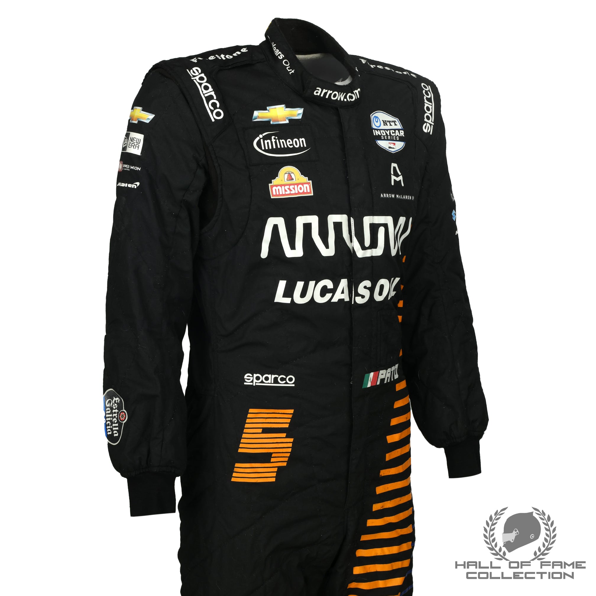 2020 Pato O'Ward Race Used Arrow McLaren IndyCar Suit