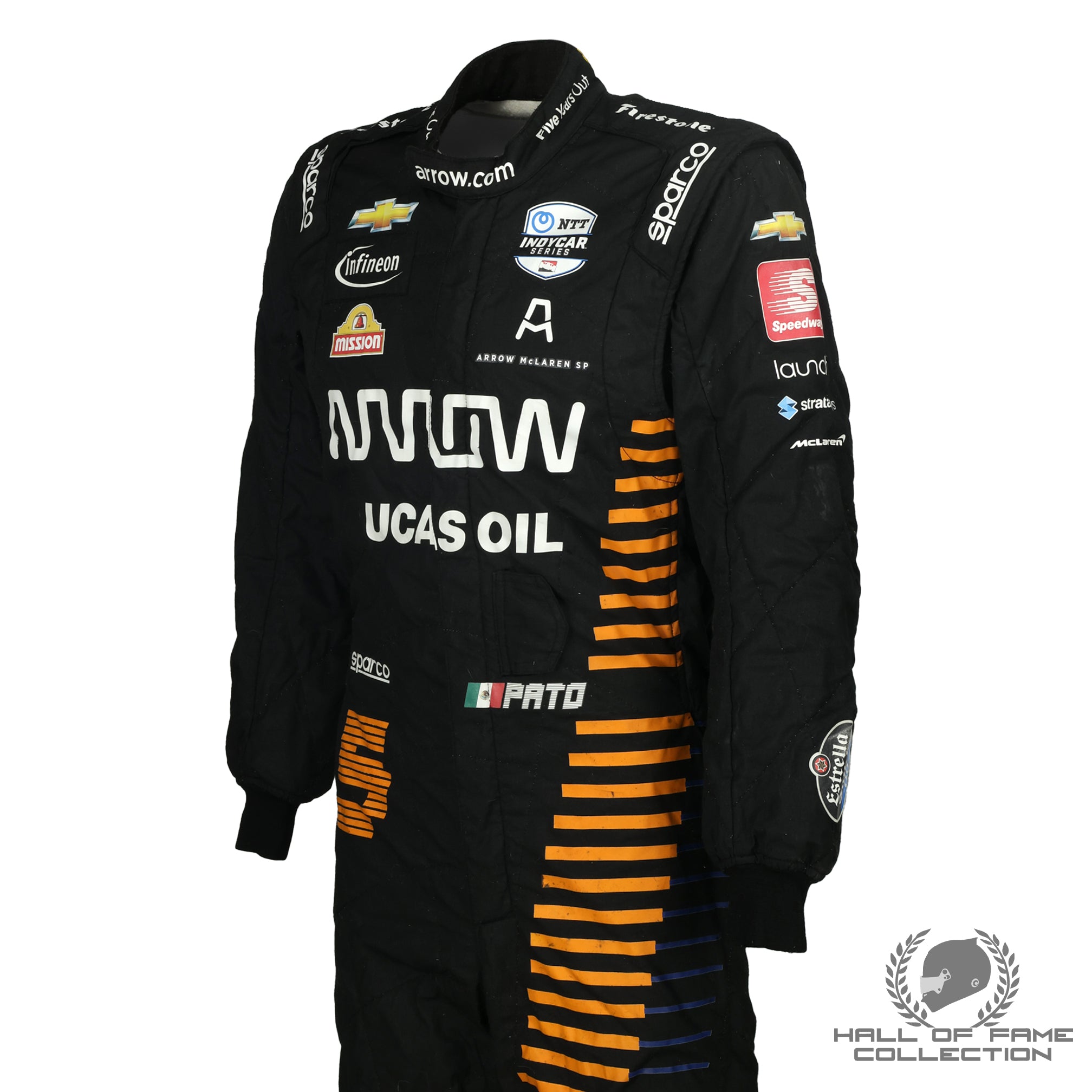 2020 Pato O'Ward Race Used Arrow McLaren IndyCar Suit