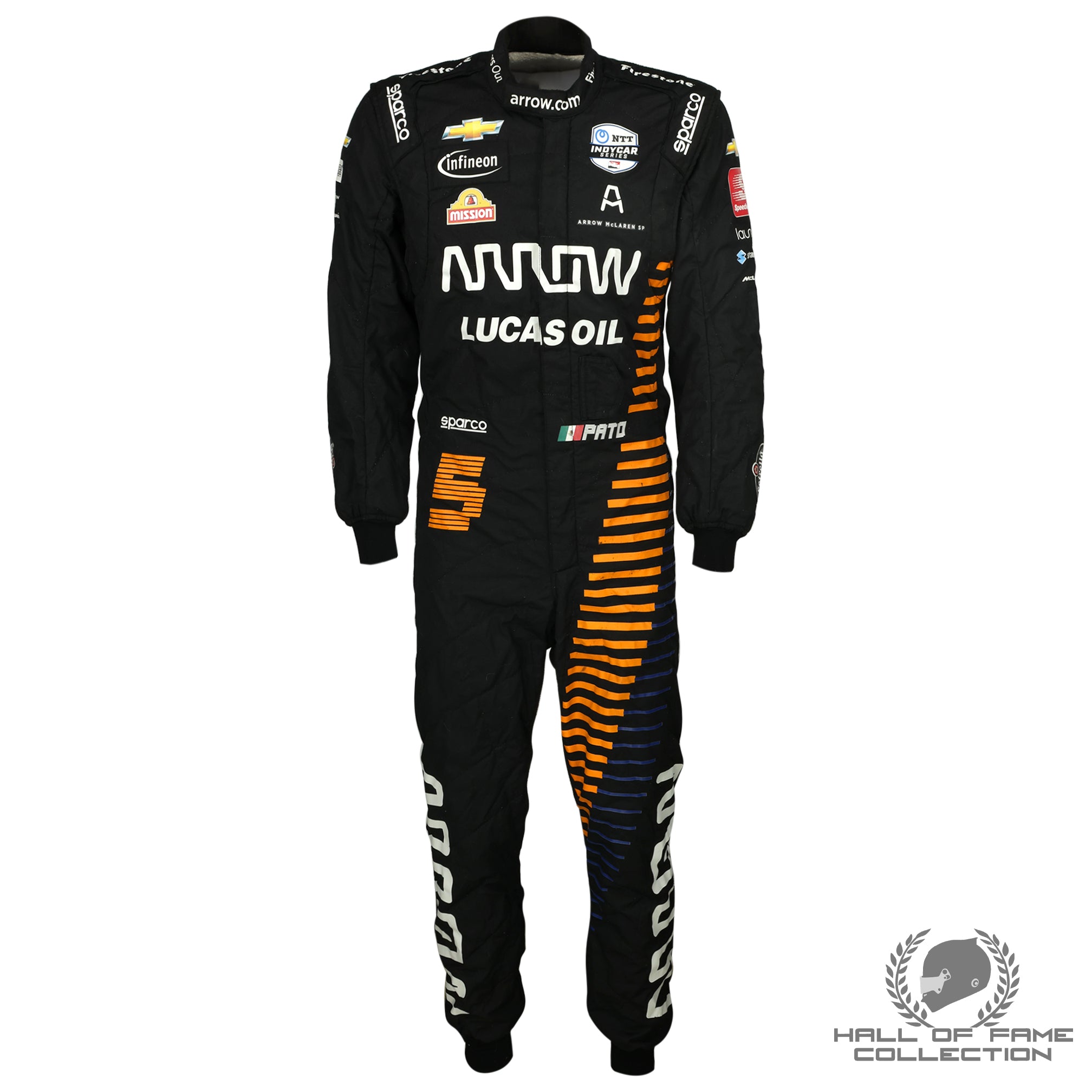 2020 Pato O'Ward Race Used Arrow McLaren IndyCar Suit