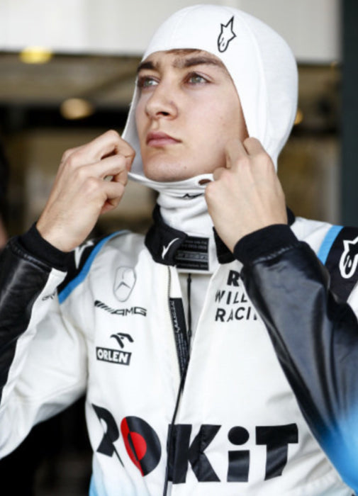 2019 George Russell Race Used Williams Mercedes F1 Balaclava