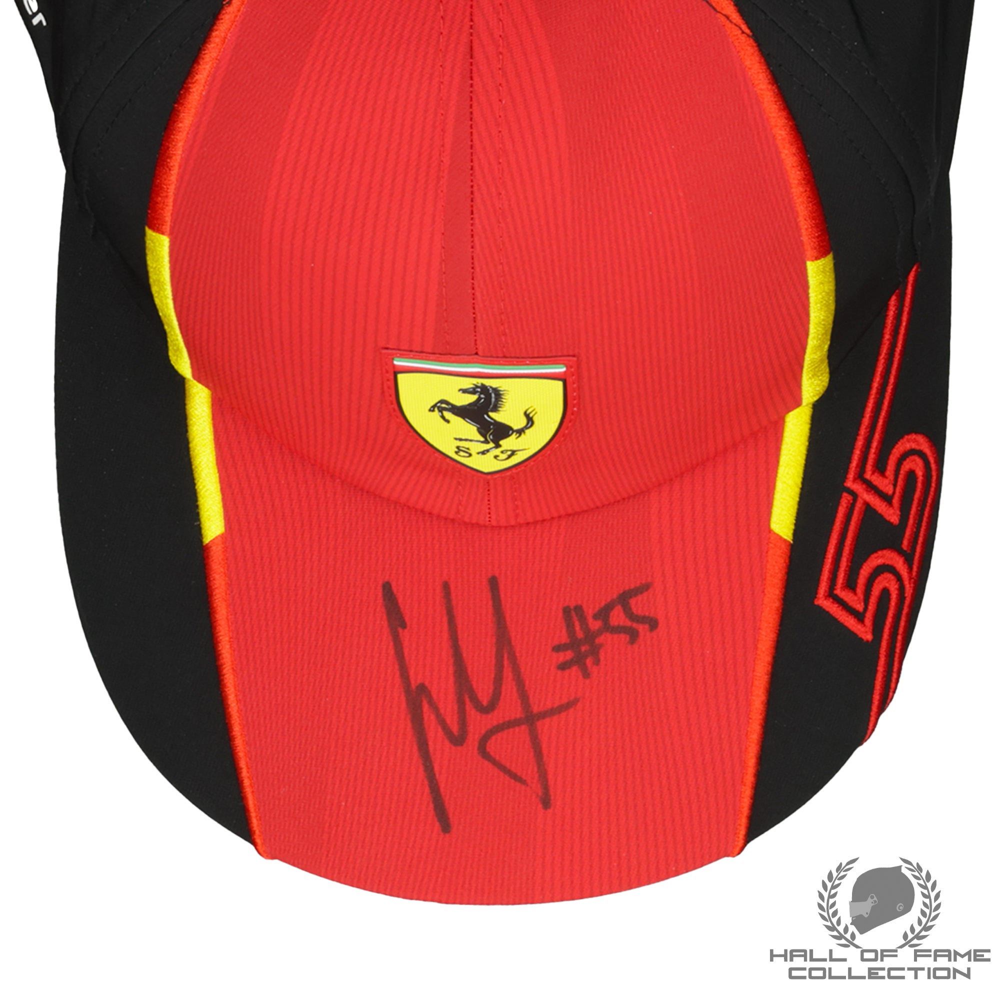 2023 Carlos Sainz Signed Scuderia Ferrari F1 Pro Driver Issue Hat