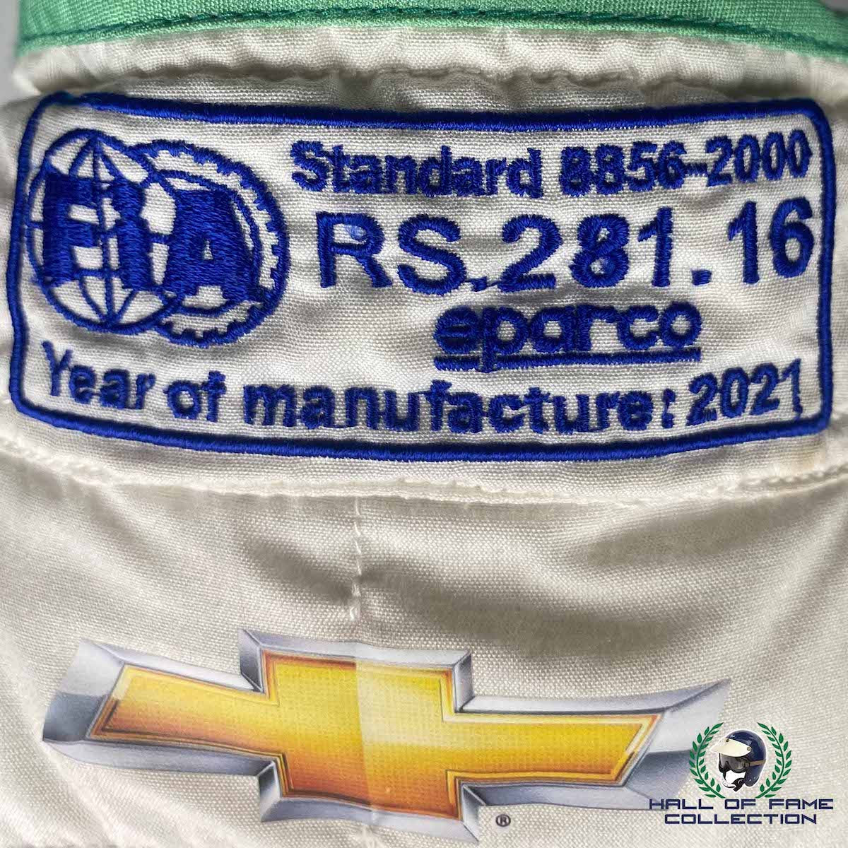 2021 Conor Daly Signed Race Used Carlin Racing Gateway Sparco IndyCar Suit