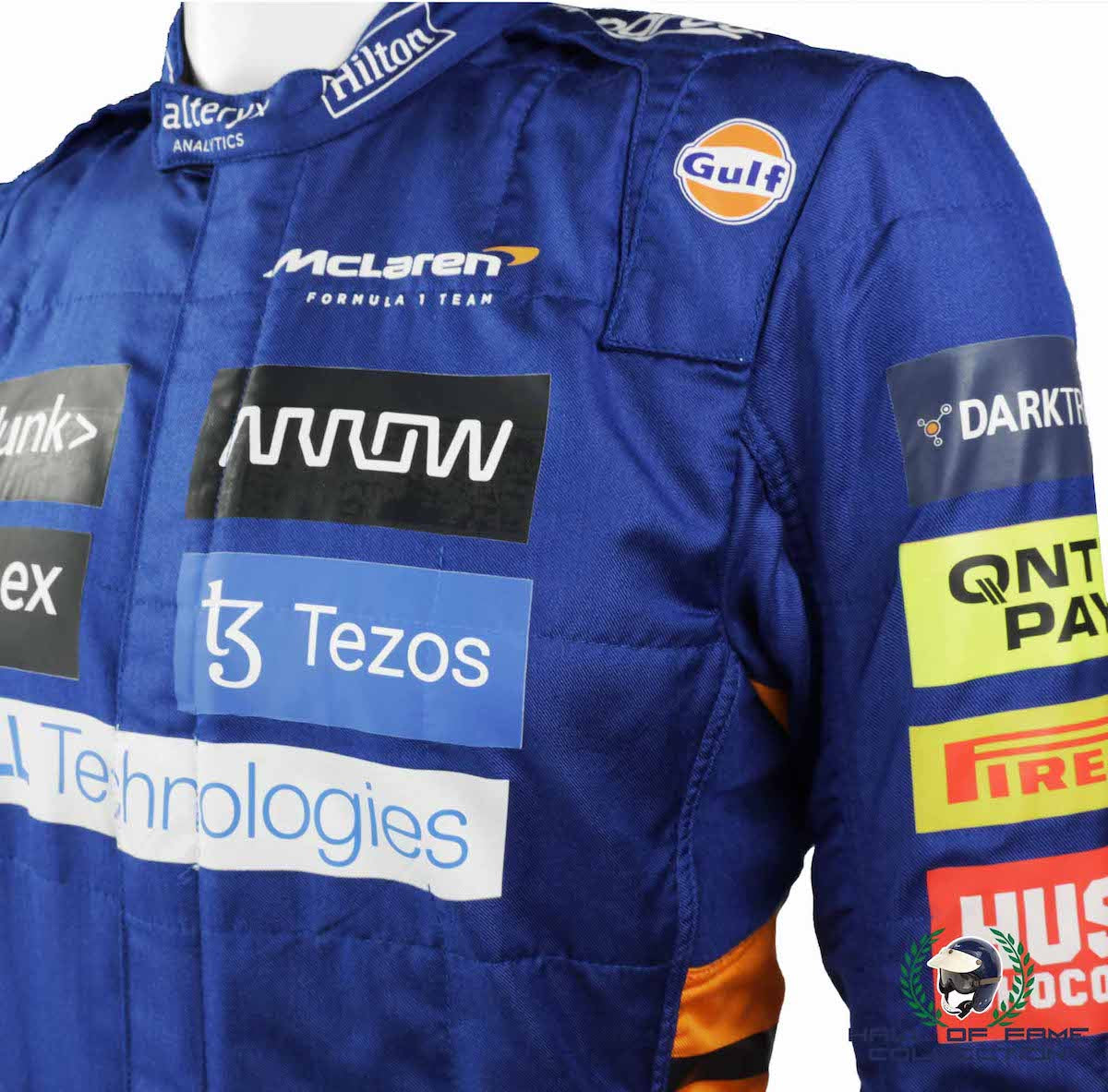 2021 Daniel Ricciardo Race Used McLaren F1 Suit