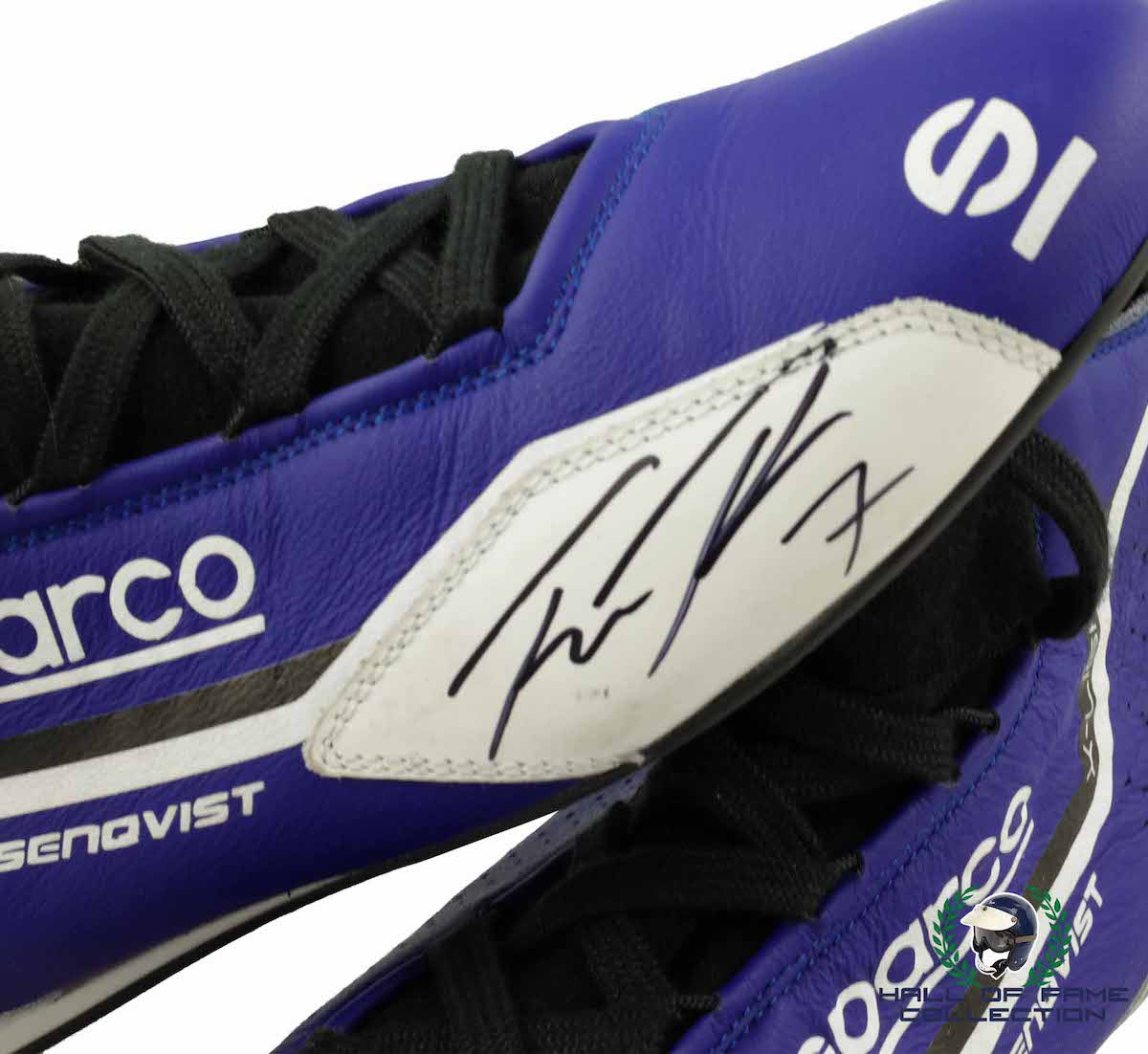 2021 Felix Rosenqvist Signed Race Used Arrow McLaren SP IndyCar Boots