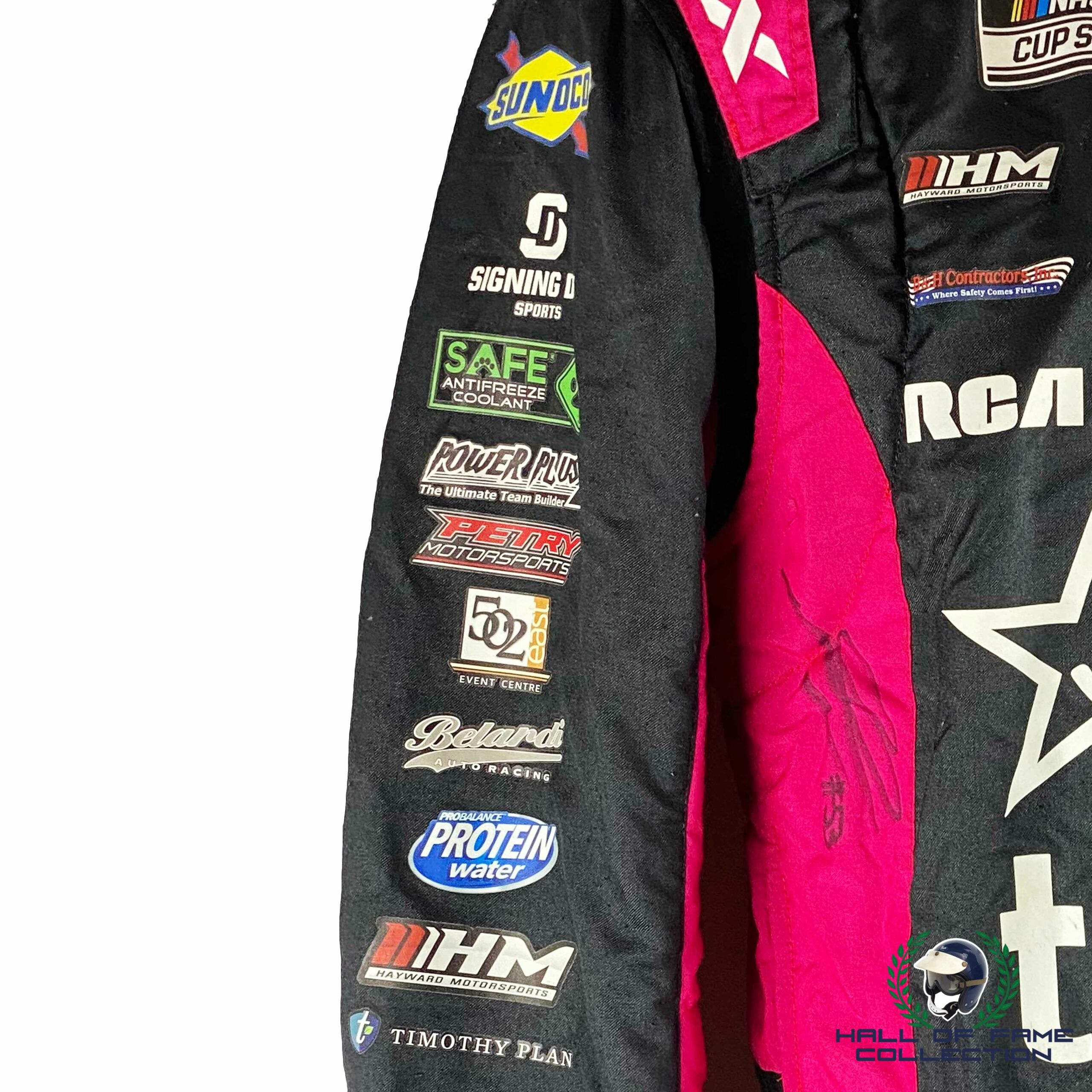 2021 James Davison Signed Race Used Rick Ware Racing NASCAR Suit