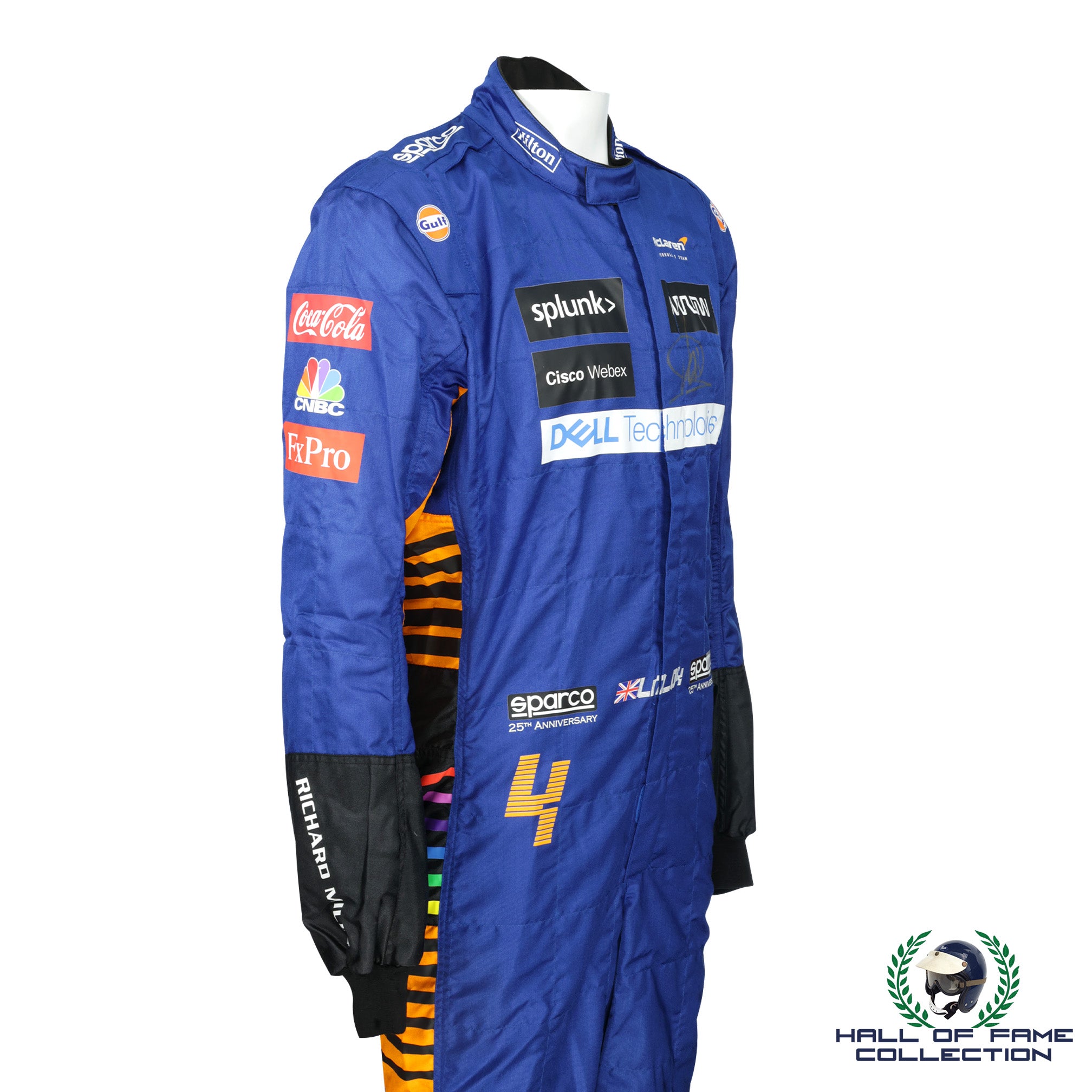 2021 Lando Norris Signed Official McLaren F1 Promo Suit