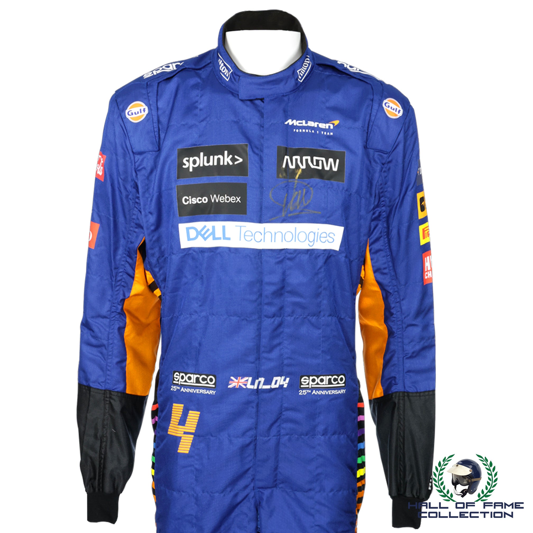 2021 Lando Norris Signed Official McLaren F1 Promo Suit