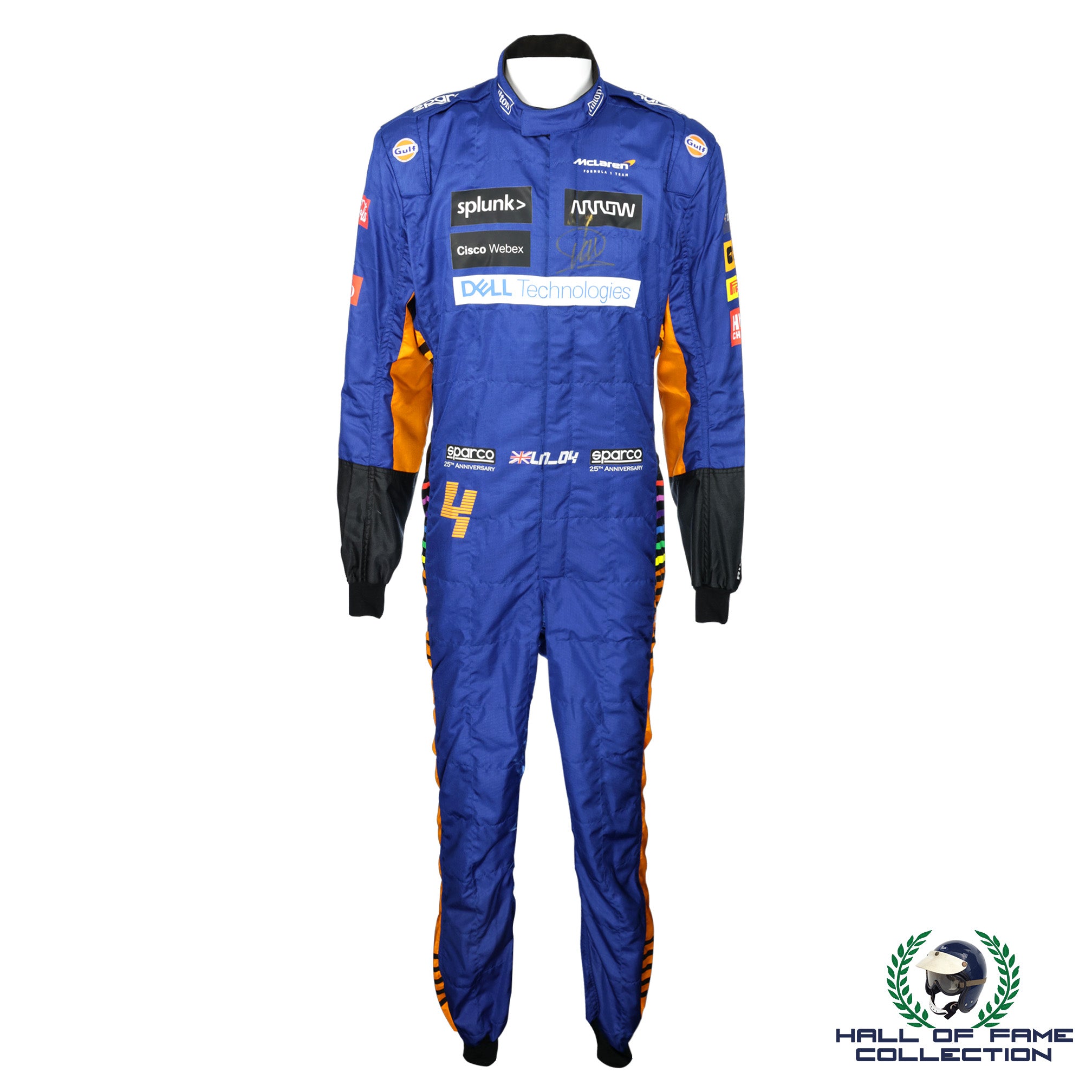 2021 Lando Norris Signed Official McLaren F1 Promo Suit