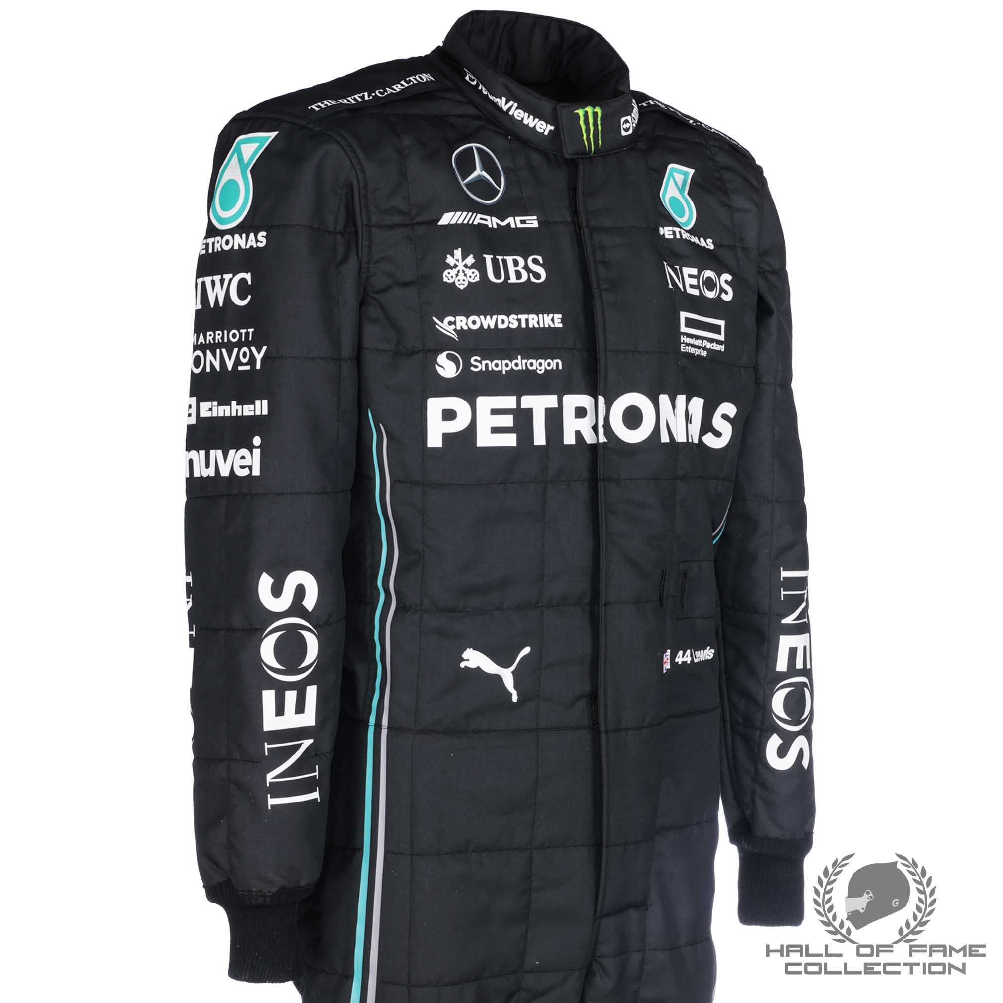 2023 Lewis Hamilton Race Used Mercedes F1 Suit