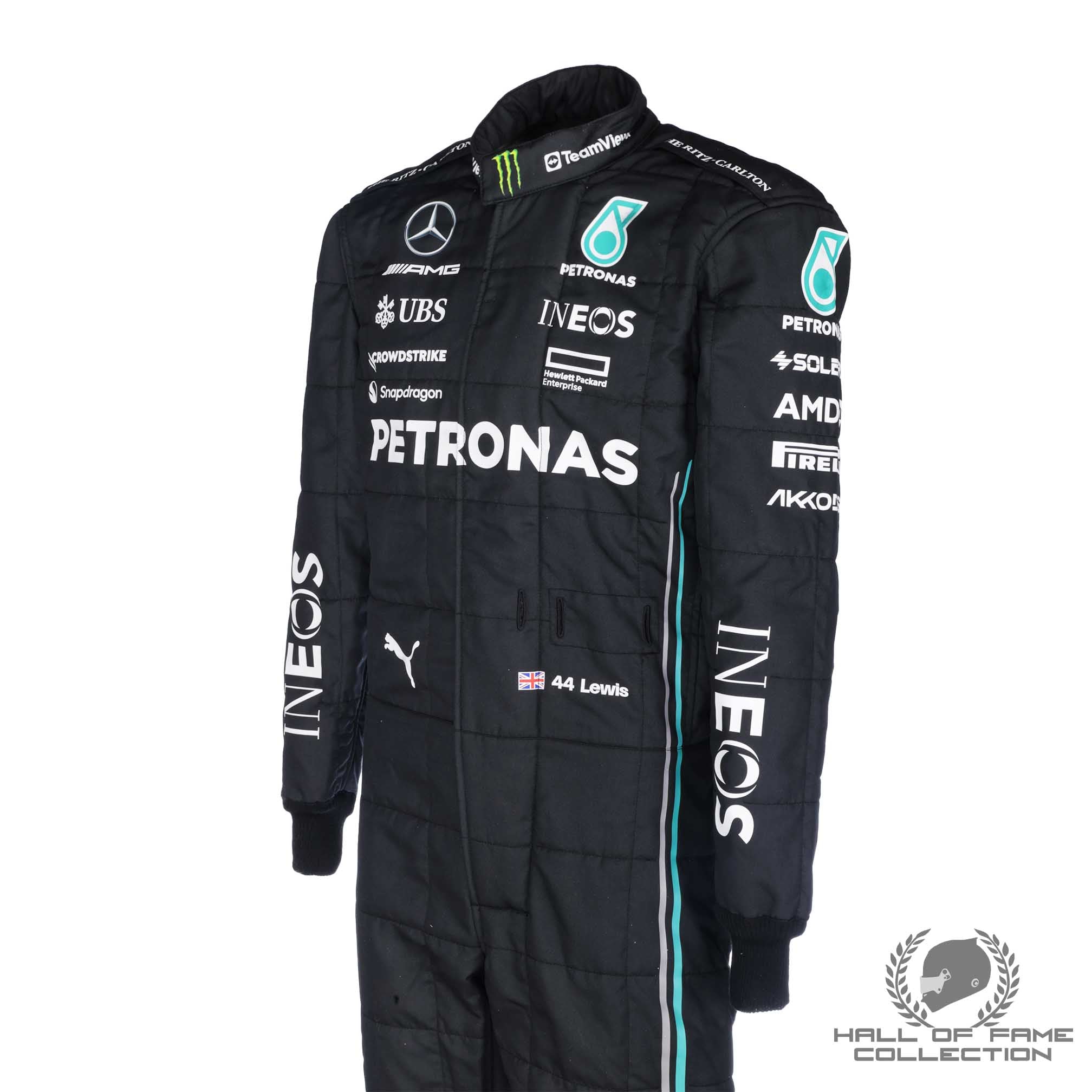 2023 Lewis Hamilton Race Used Mercedes F1 Suit