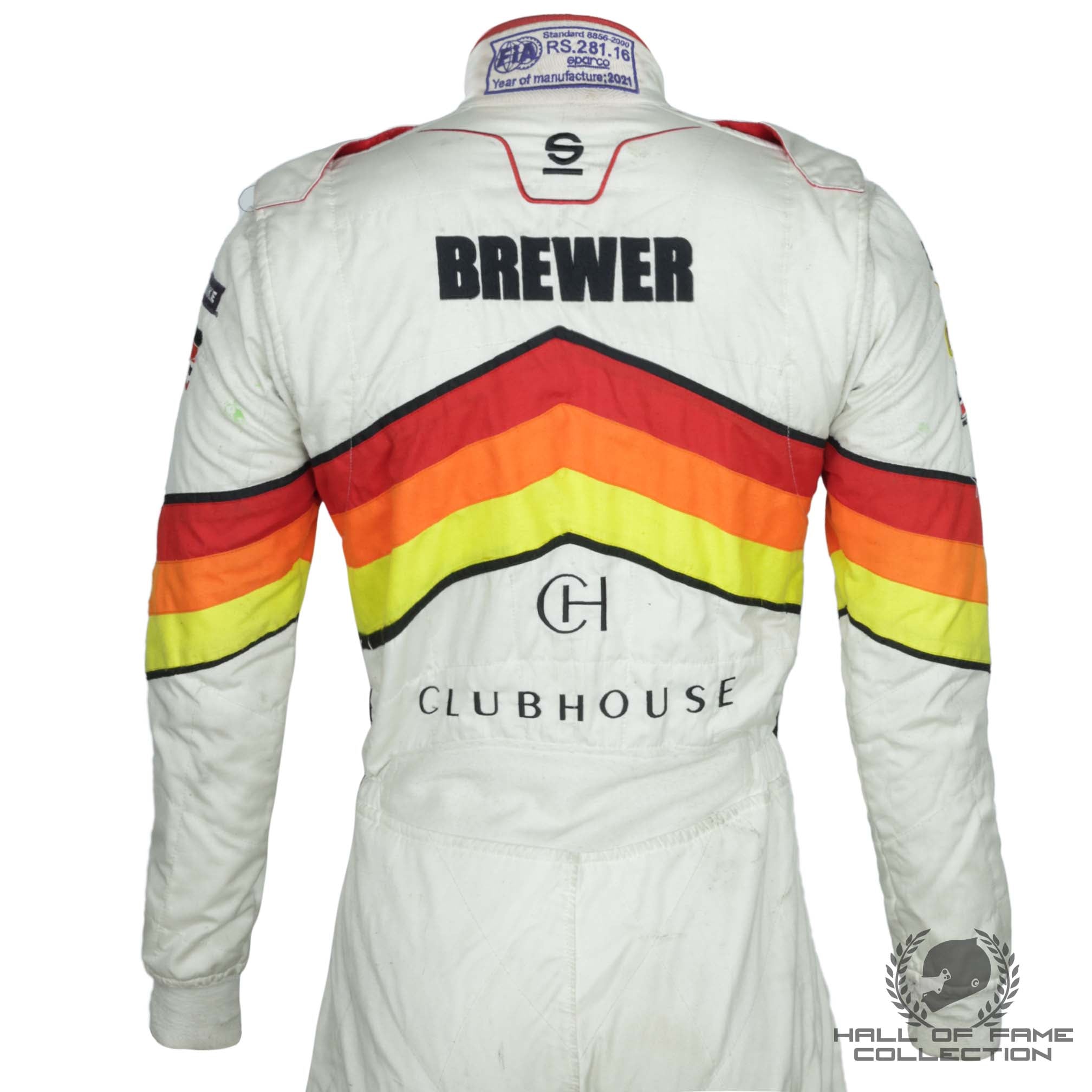 2021 Lindsay Brewer Signed Race Used Touring Car America First Professional Suit