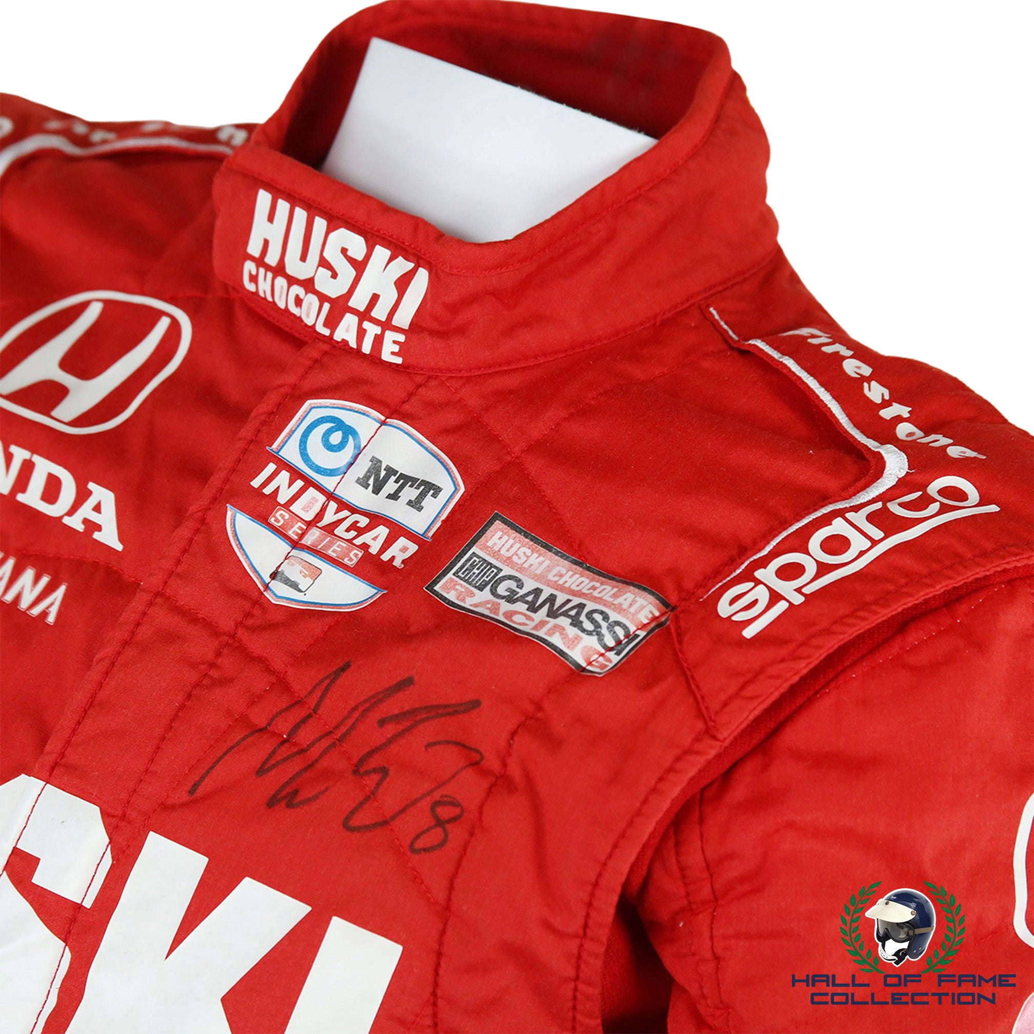 2021 Marcus Ericsson Signed First Win Detroit Grand Prix Ganassi IndyCar Suit