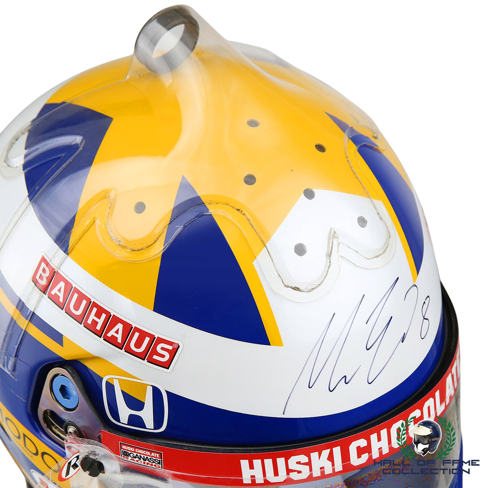 2021 Marcus Ericsson Signed Race Used Chip Ganassi Racing IndyCar Helmet