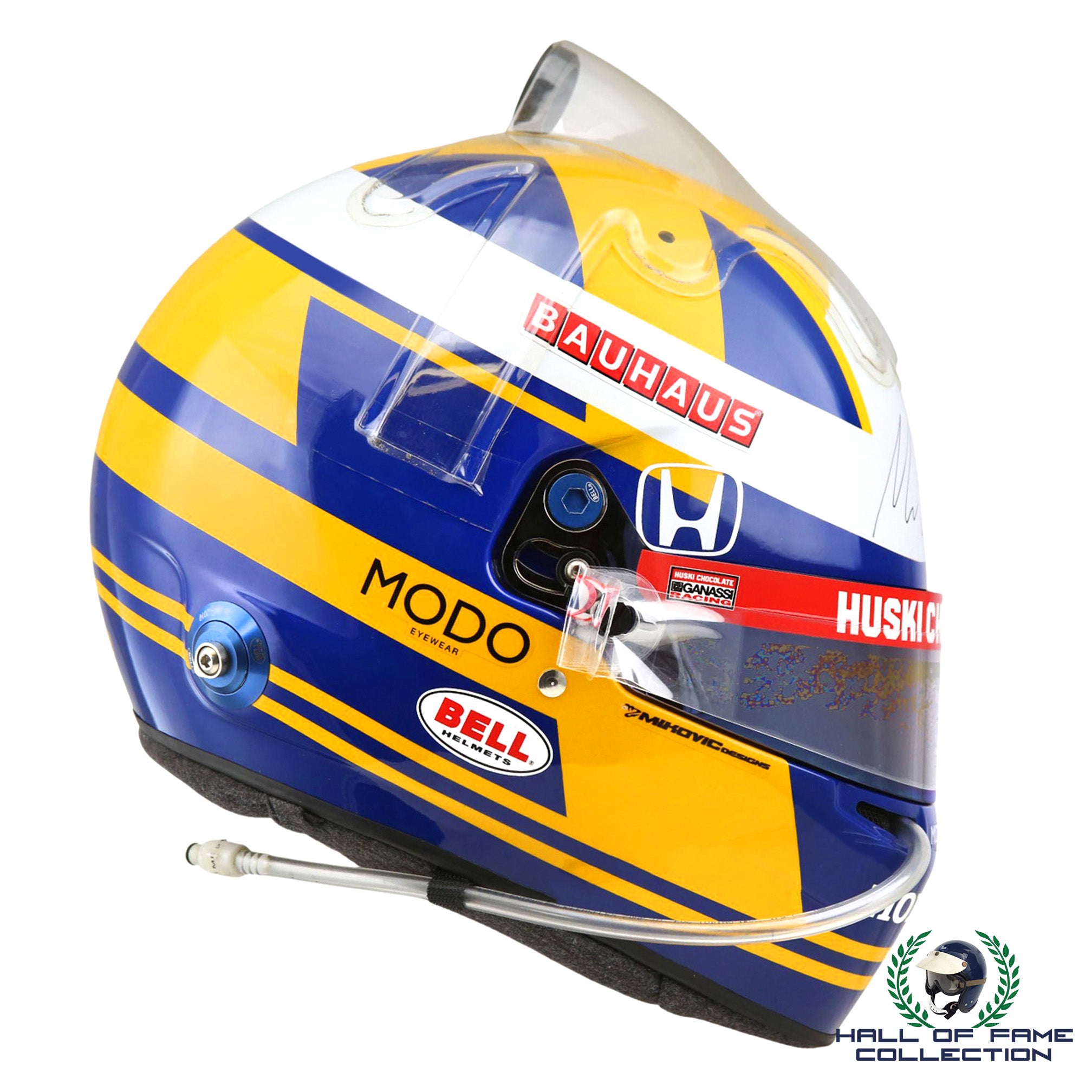 2021 Marcus Ericsson Signed Race Used Chip Ganassi Racing IndyCar Helmet