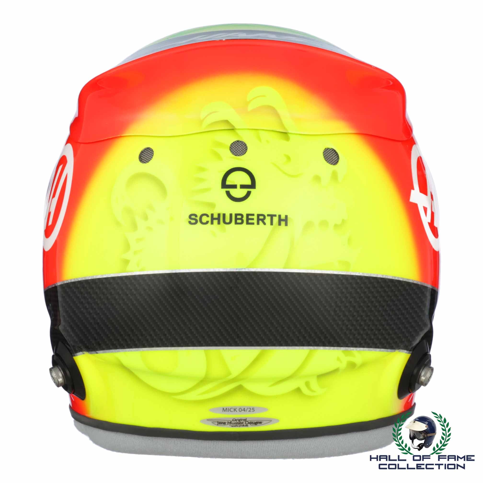 2021 Mick Schumacher Signed Schuberth 04/47 Limited Edition Haas F1 helmet