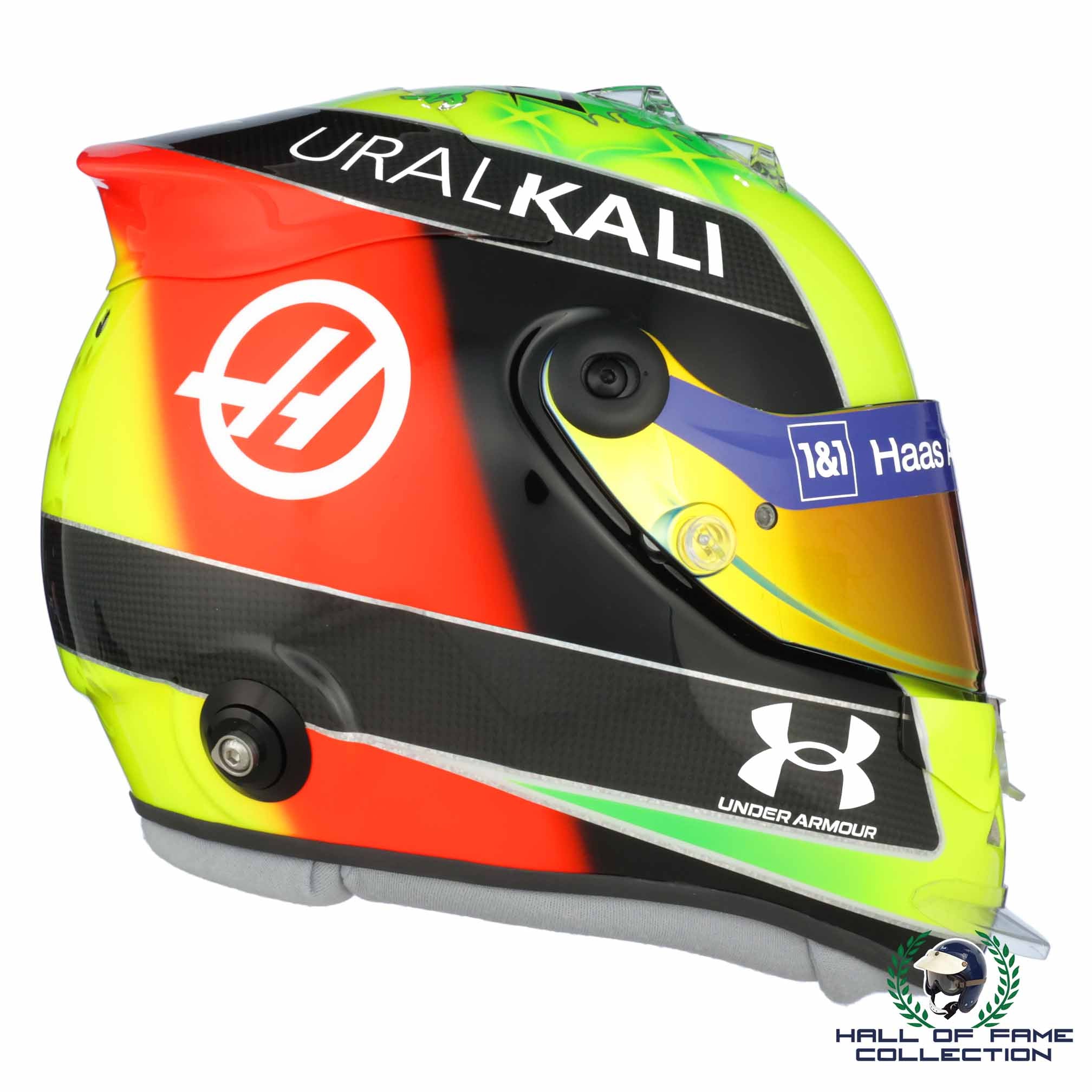 2021 Mick Schumacher Signed Schuberth 04/47 Limited Edition Haas F1 helmet