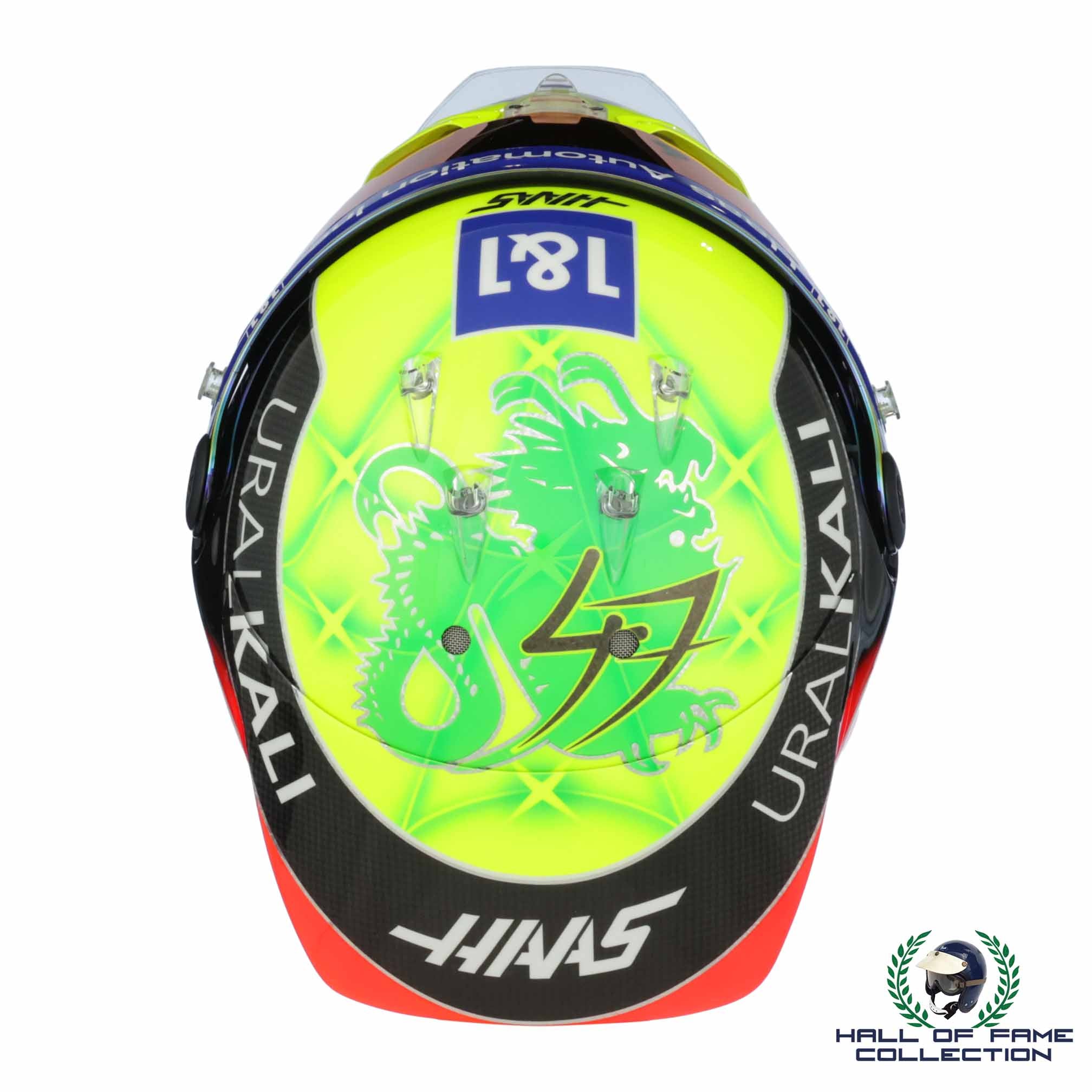 2021 Mick Schumacher Signed Schuberth 04/47 Limited Edition Haas F1 helmet