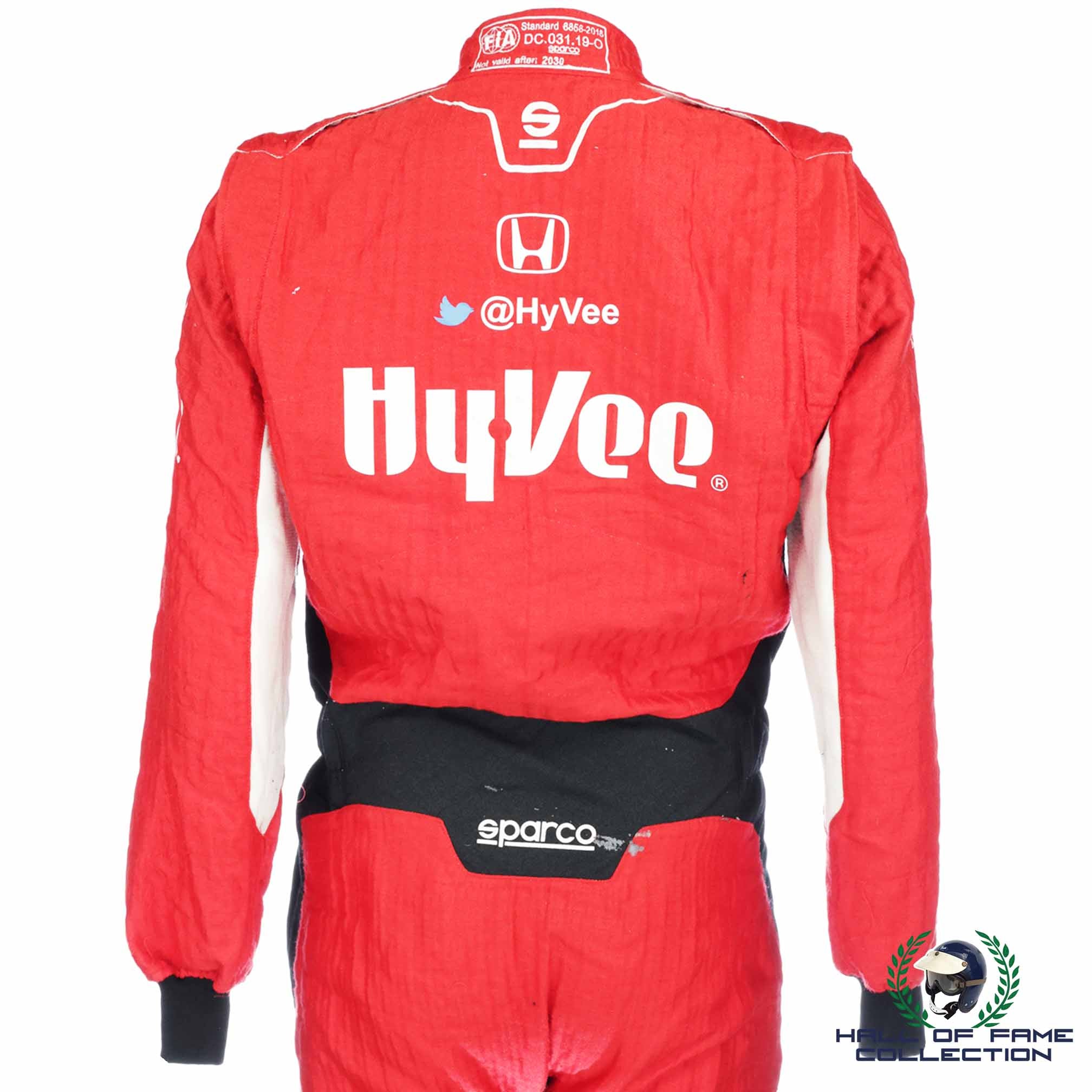 2021 Oliver Askew Signed Race Used Portland / Laguna Seca / Long Beach IndyCar Suit