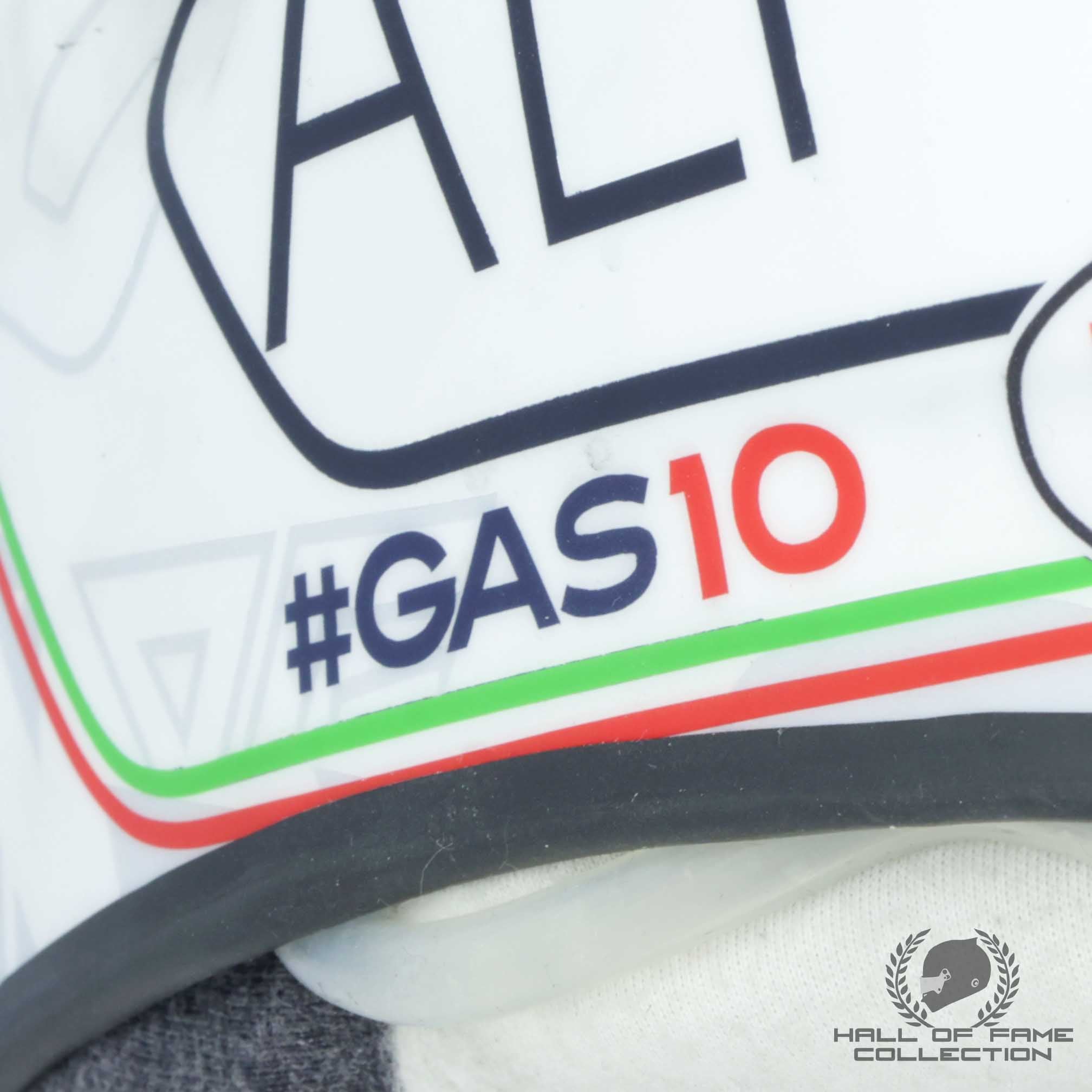 2021 Pierre Gasly Race Used Italian GP AlphaTauri F1 Helmet