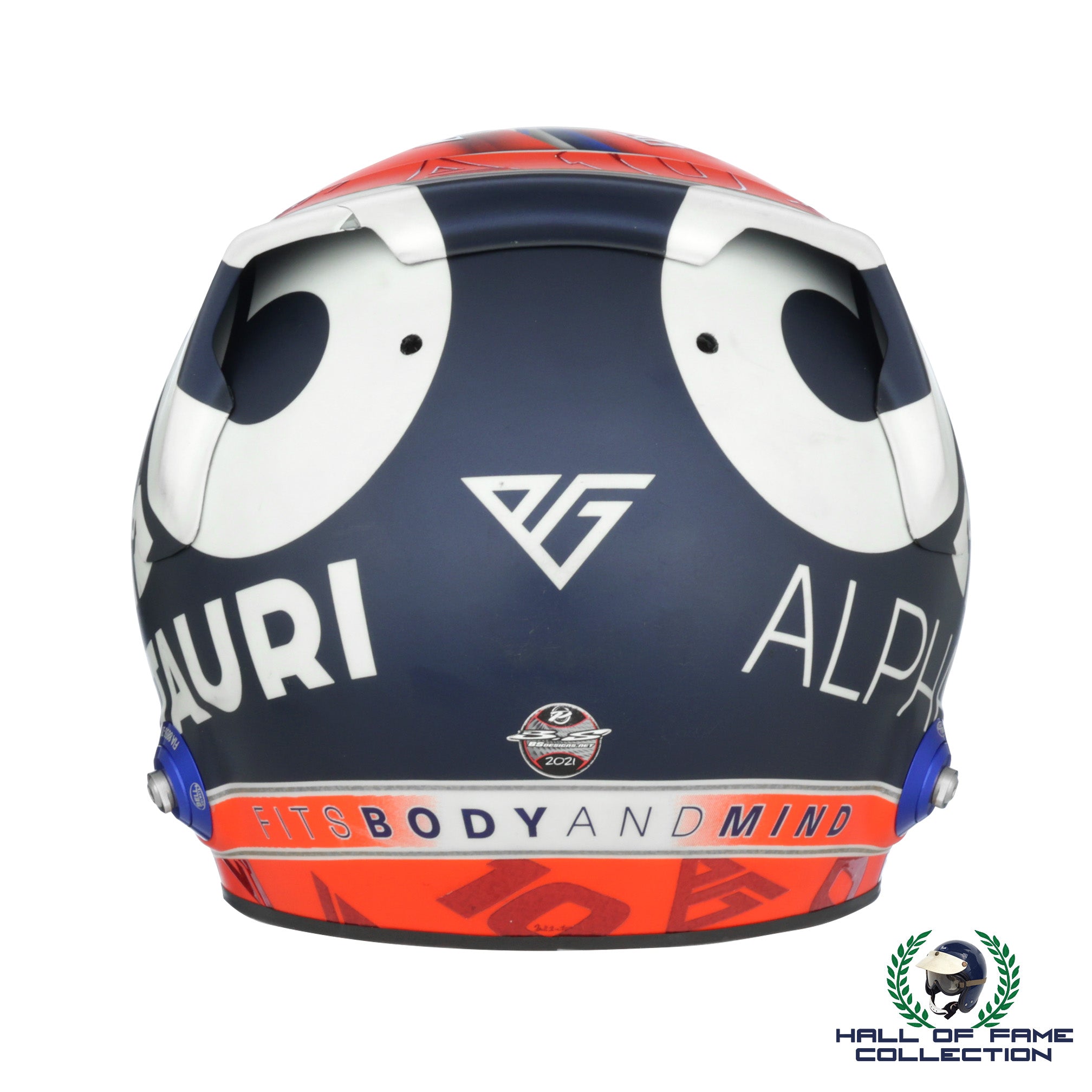 2021 Pierre Gasly Signed United States GP Used Alpha Tauri F1 Helmet