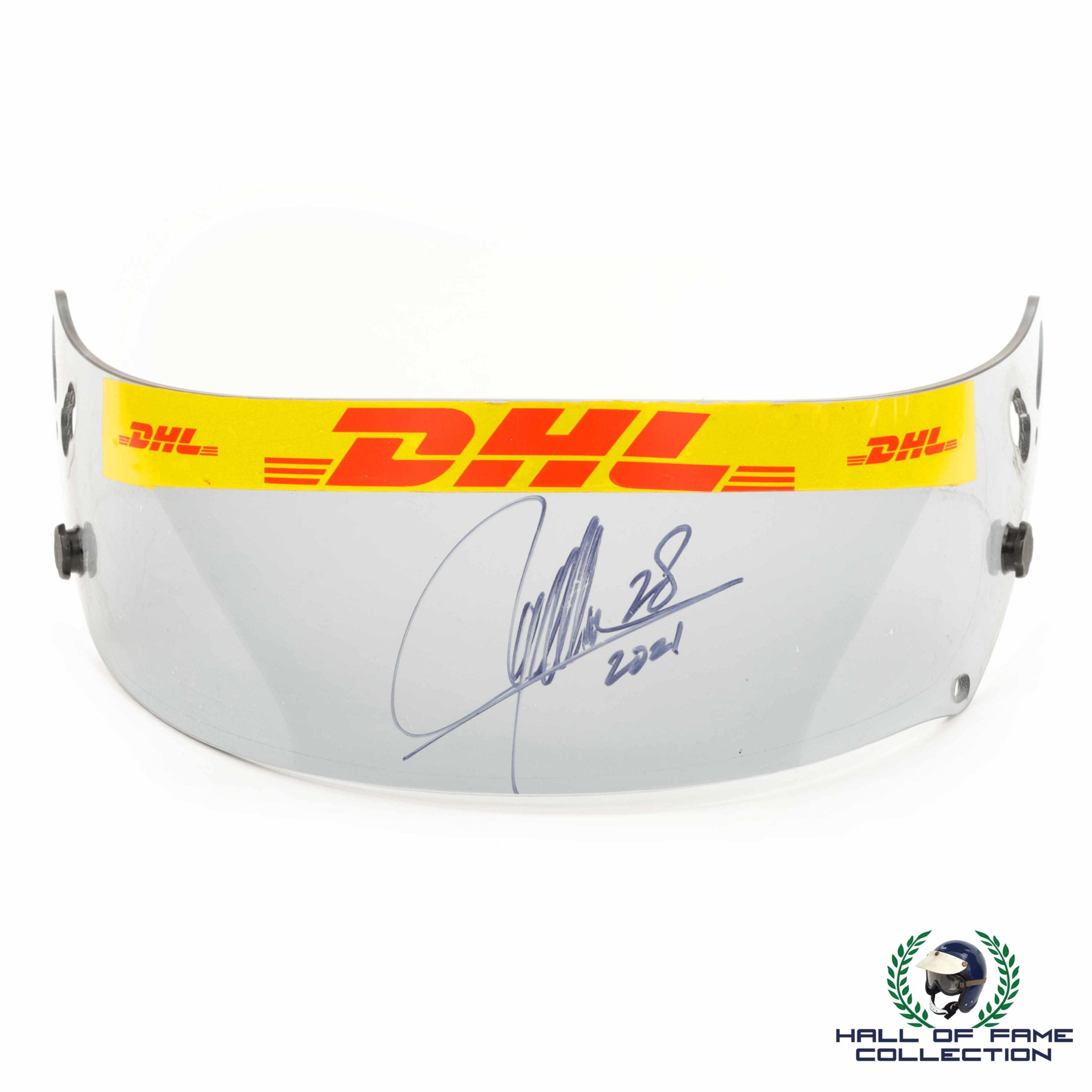 2021 Ryan Hunter-Reay Signed St Pete Used Andretti Autosport IndyCar Visor